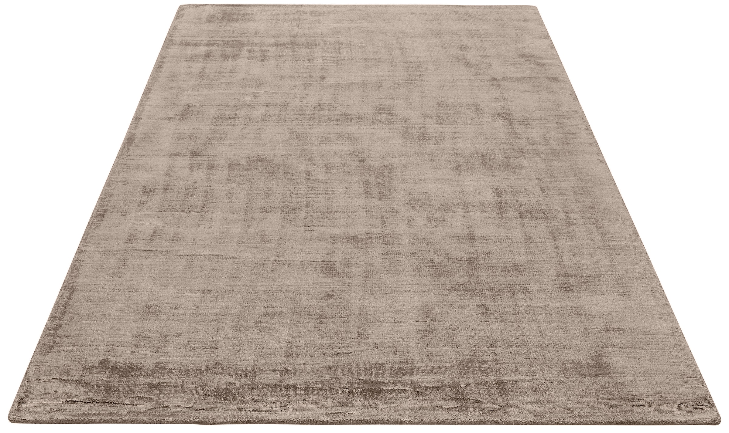 my home Teppich »Shirley«, rechteckig, Handweb Teppich, aus weicher Viskose,  handgewebt, Wohnzimmer | Schmutzfangläufer