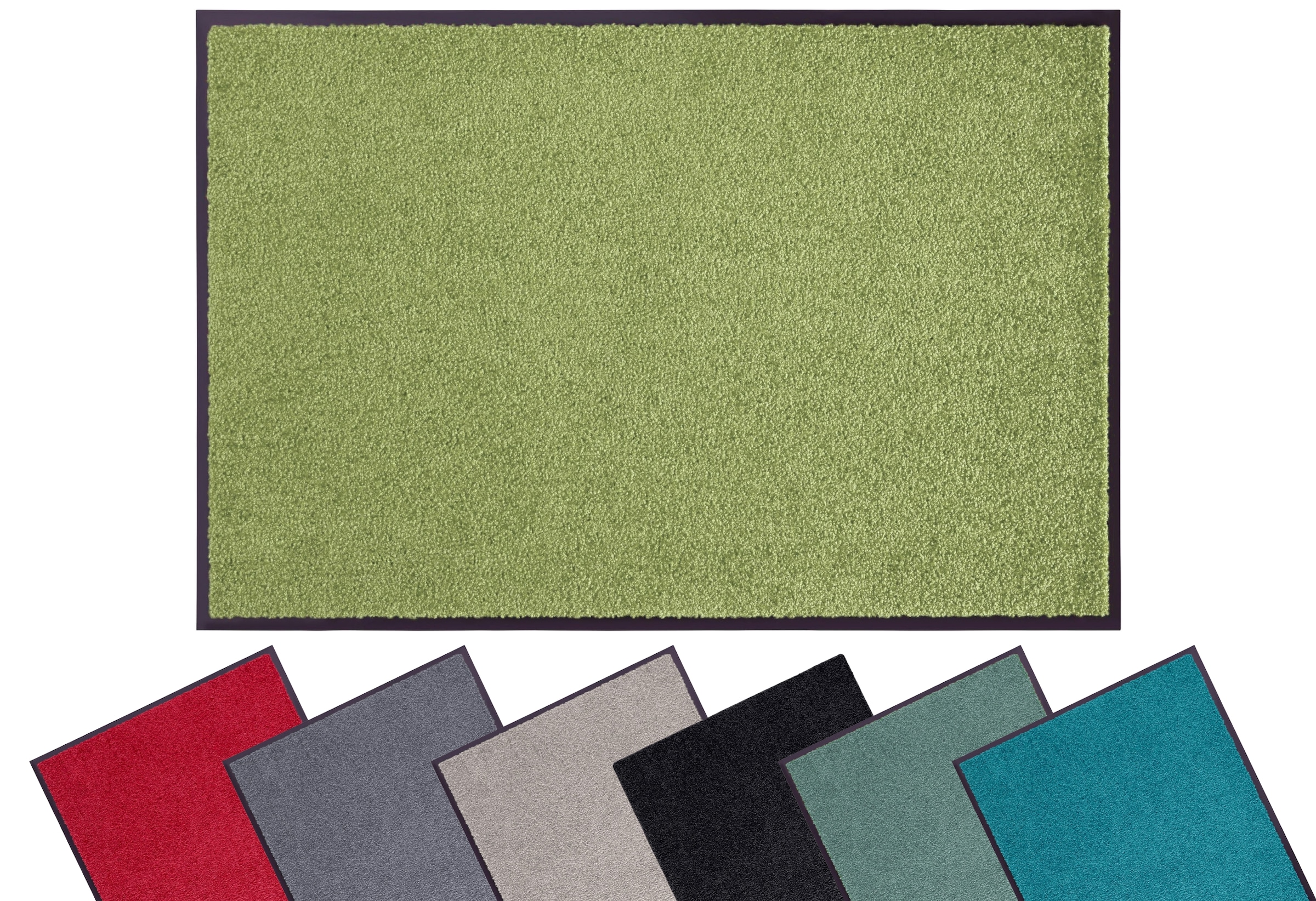 OTTO home Fußmatte "Clean & Walk" rechteckig 7 mm Höhe Schmutzfangmatte, Türmatte, In- und Outdoor, Teppich, Läufer, waschbar