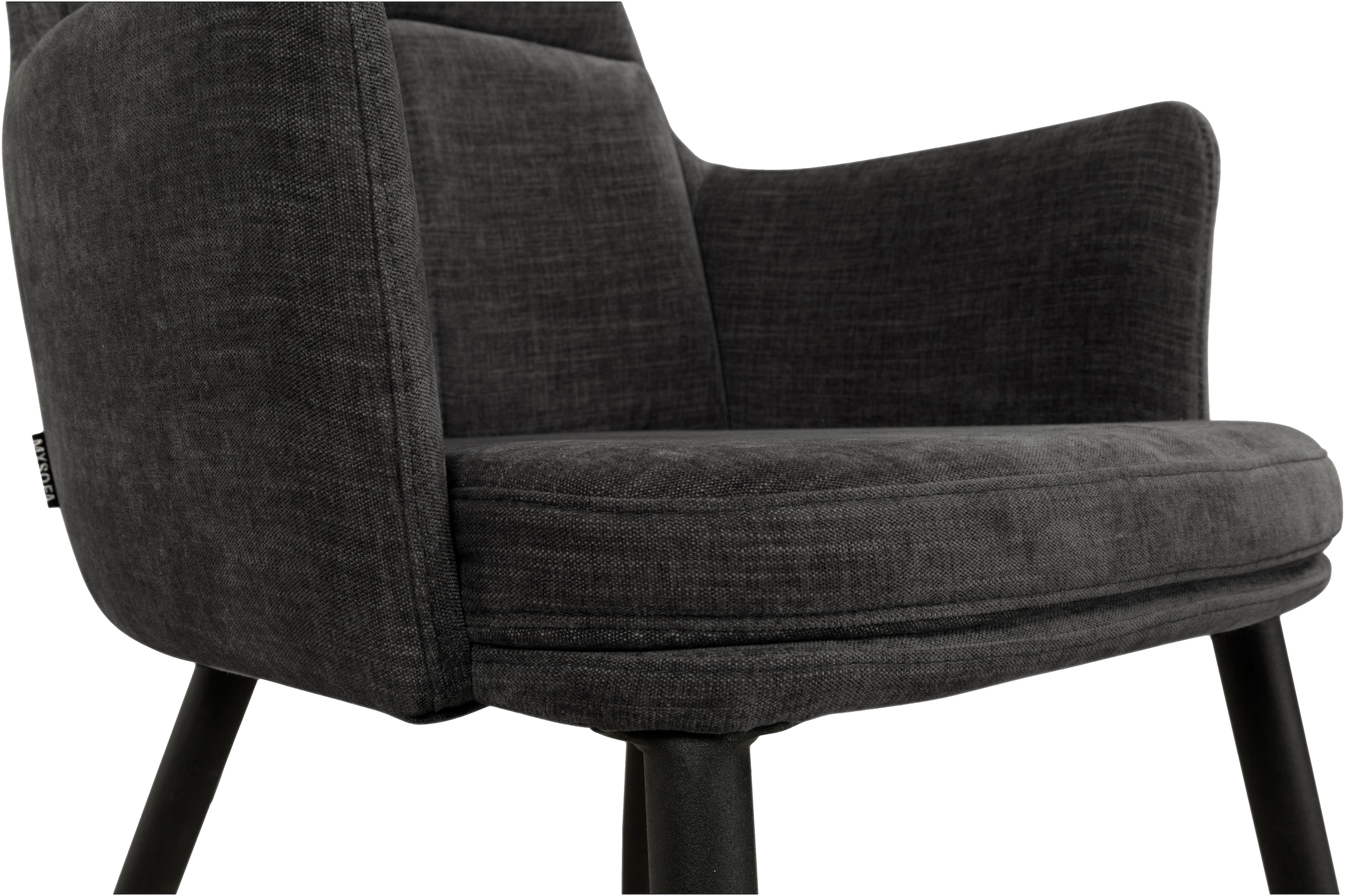 OMG Design Armlehnstuhl »Donna« (Set) 1 Stk.Schalenstuhl, bequem gepolstert, Esszimmerstuhl