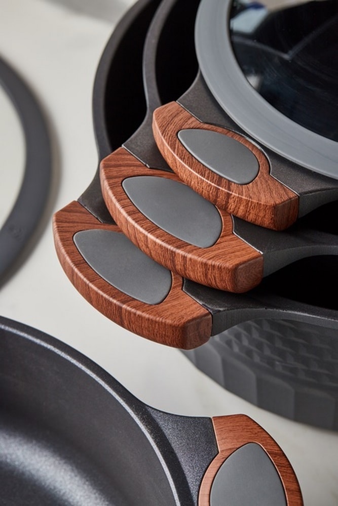 RESTO Kitchenware Kochtopf »Capella, Schmortopf antihaftbeschichtet und spülmaschinenfest« 2 Stk. tlg. Aluminiumguss