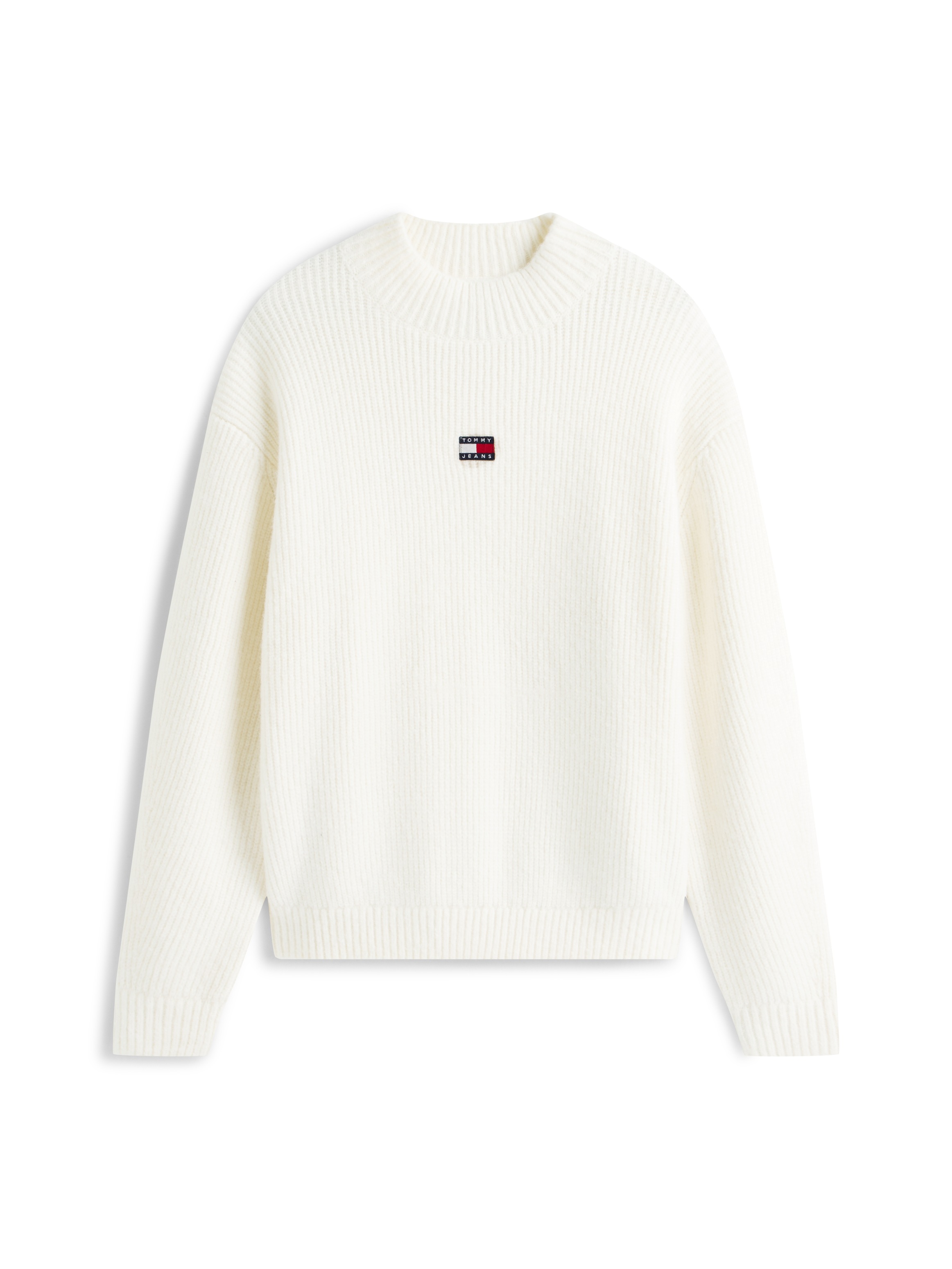 Tommy Jeans Strickpullover »TJW MOCKNECK BADGE SWEATER EXT«