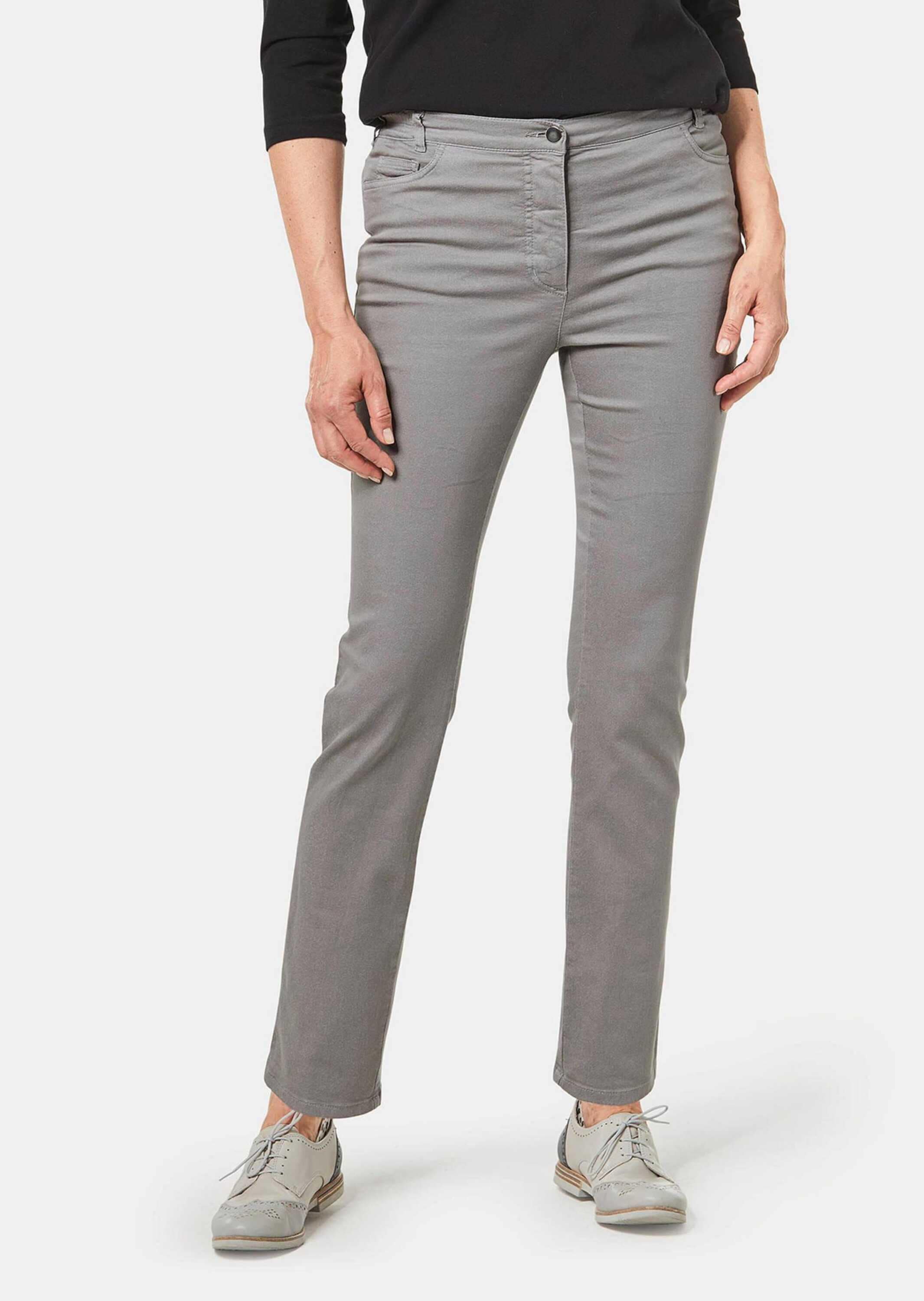 GOLDNER 2-in-1-Hose »Hose Carla in jeanstypischer Form und trendstarker Farbe«  Ohne