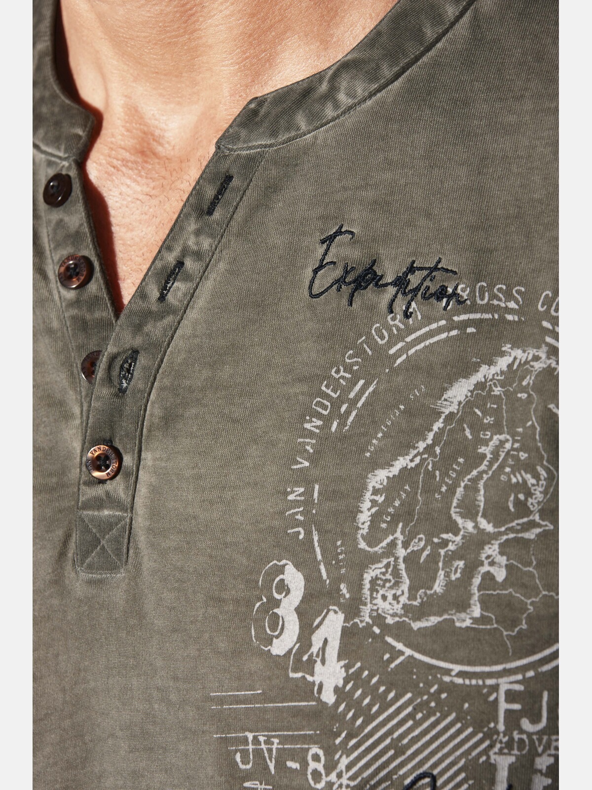 Jan Vanderstorm T-Shirt »T-Shirt GODBERT«