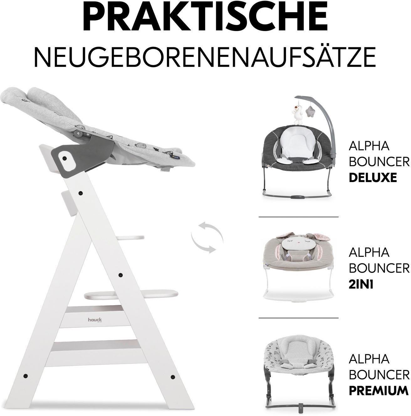 Hauck Hochstuhl »Alpha+, Creme«, FSC® - schützt Wald - weltweit