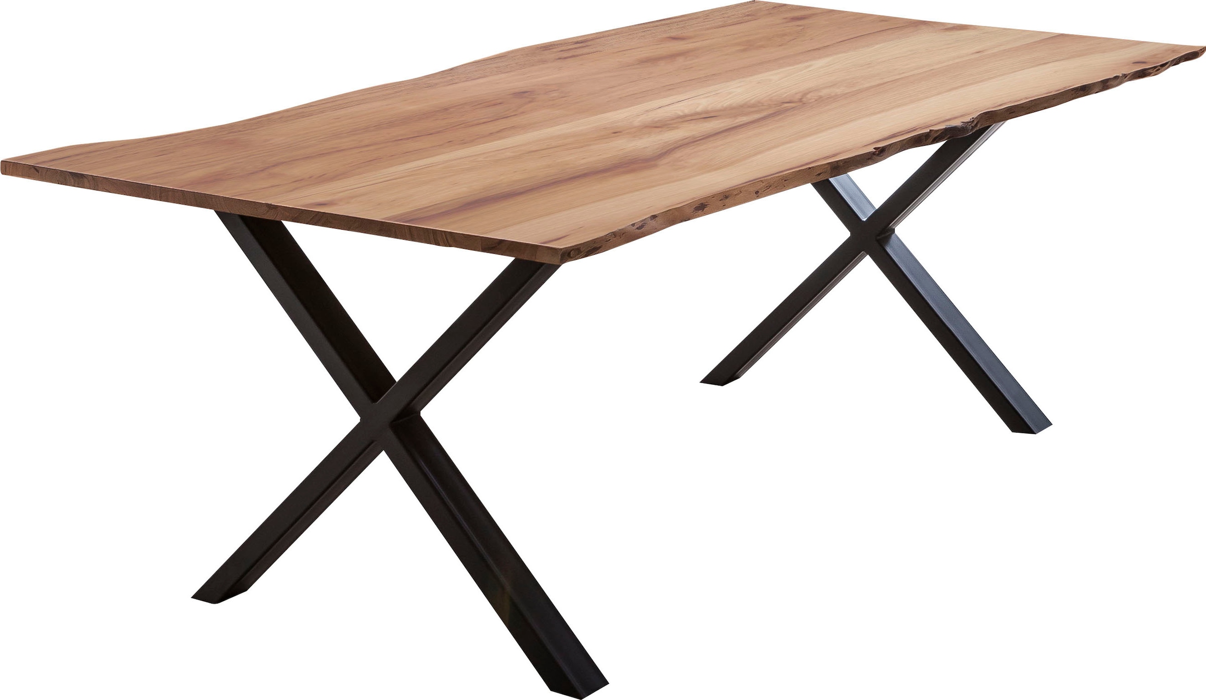 Home affaire Esstisch »Soho« mit echter Baumkante