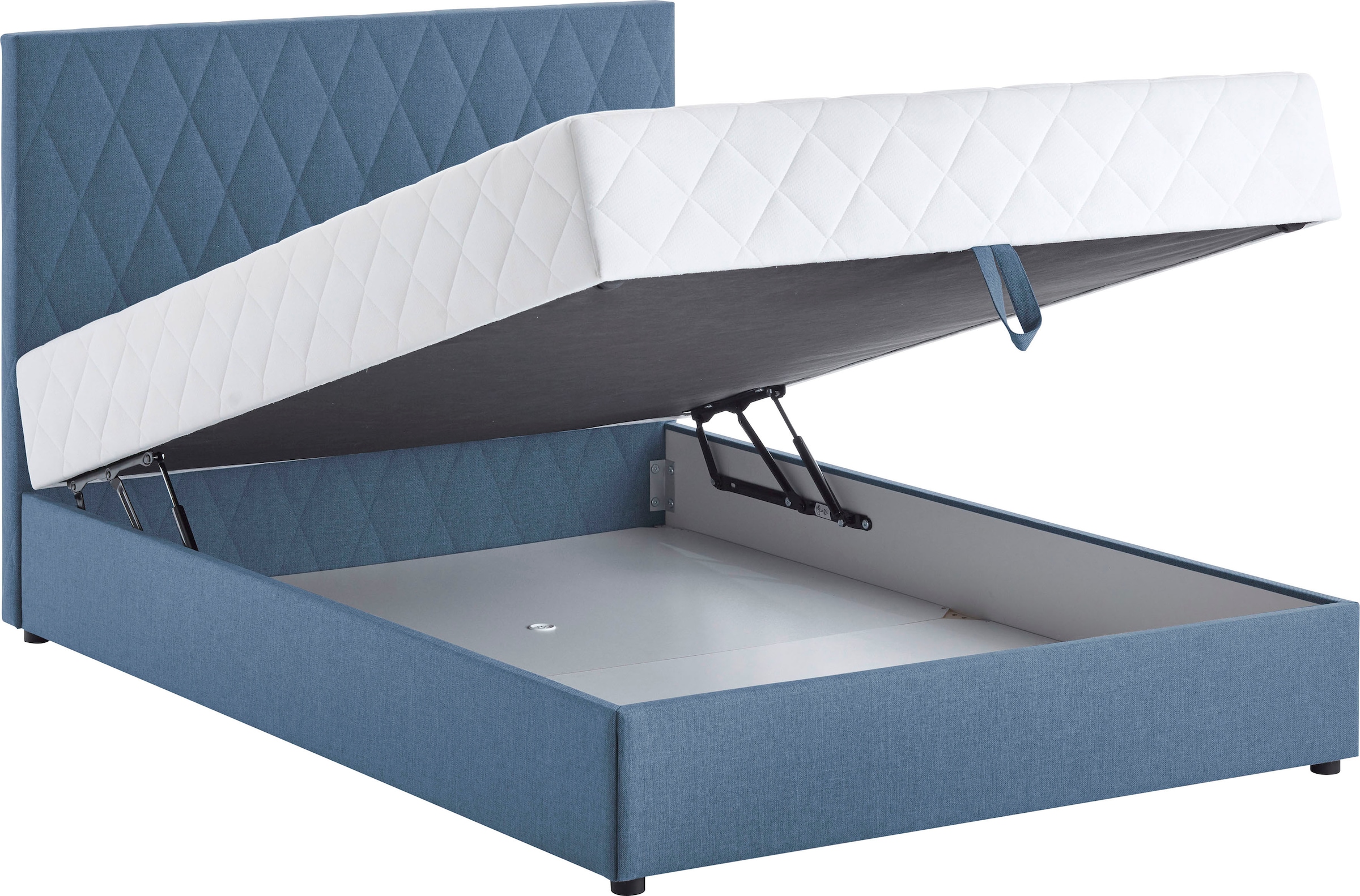 ATLANTIC home collection Boxbett »"Benita", inkl. Bettkasten« erhältlich in verschiedenen Größen, inkl. Taschen-Federkernmatratze