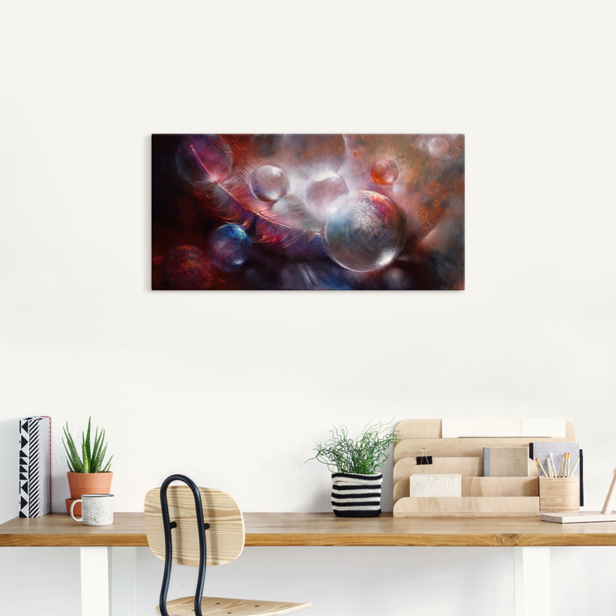 Artland Leinwandbild »Federleicht« Muster 1 Stk. tlg. auf Keilrahmen gespannt