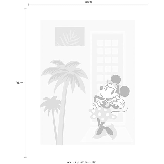 Komar Poster »Minnie Mouse Palms«, Disney, (1 St.), Kinderzimmer,  Schlafzimmer, Wohnzimmer online kaufen | mit 3 Jahren XXL Garantie