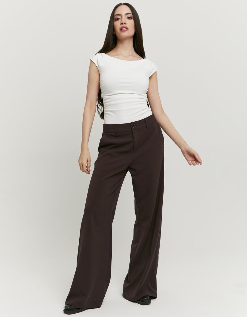 Tally Weijl 5-Pocket-Hose »SPAPETOLLA«  bequem mit Viskose-Anteil, weitem Beinverlauf und mittlerer Leibhöhe
