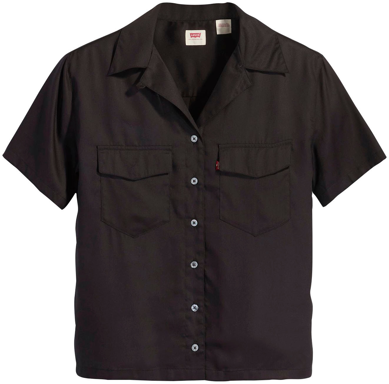 Levi's® Shirtbluse »EMBER SS BOWLING SHIRT«, glänzender Satin