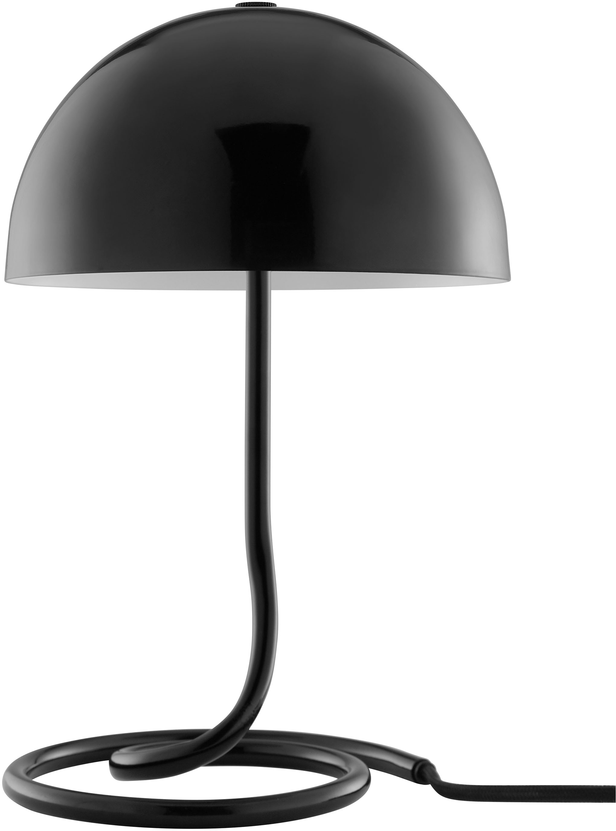 OTTO home Tischleuchte »Charlett Pilz Lampe« G9 1 Stk. Tischlampe, Ø 20 cm, Höhe 31 cm, Metall, Spiralfuß, Pilzleuchte, G9