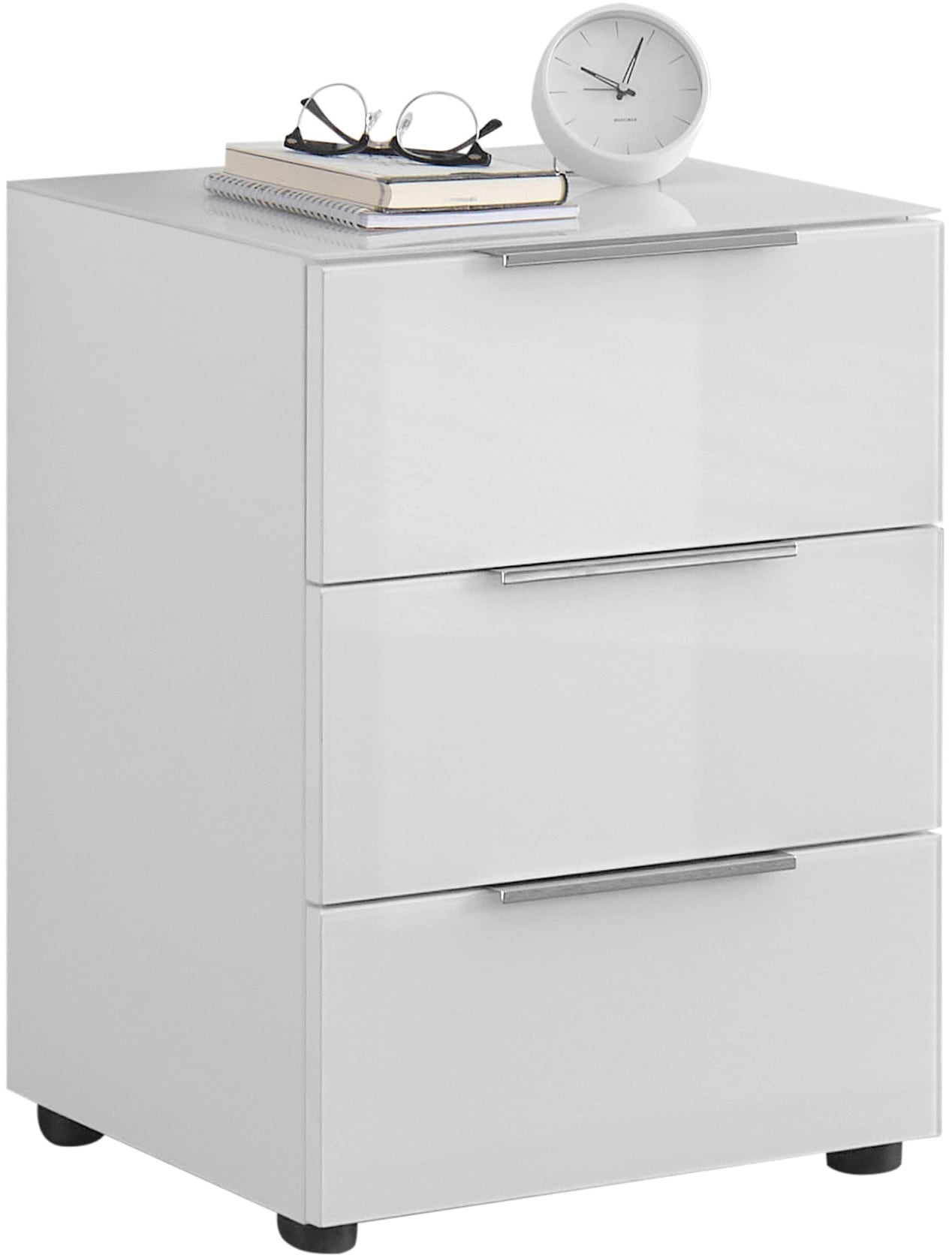 HBZ Nachtkommode »Santorin Nachtkonsole, BxHxT 45x61x40 cm«, (1 St.), Breite 45cm, Softclose für Schubkästen, Melaminbeschichtung