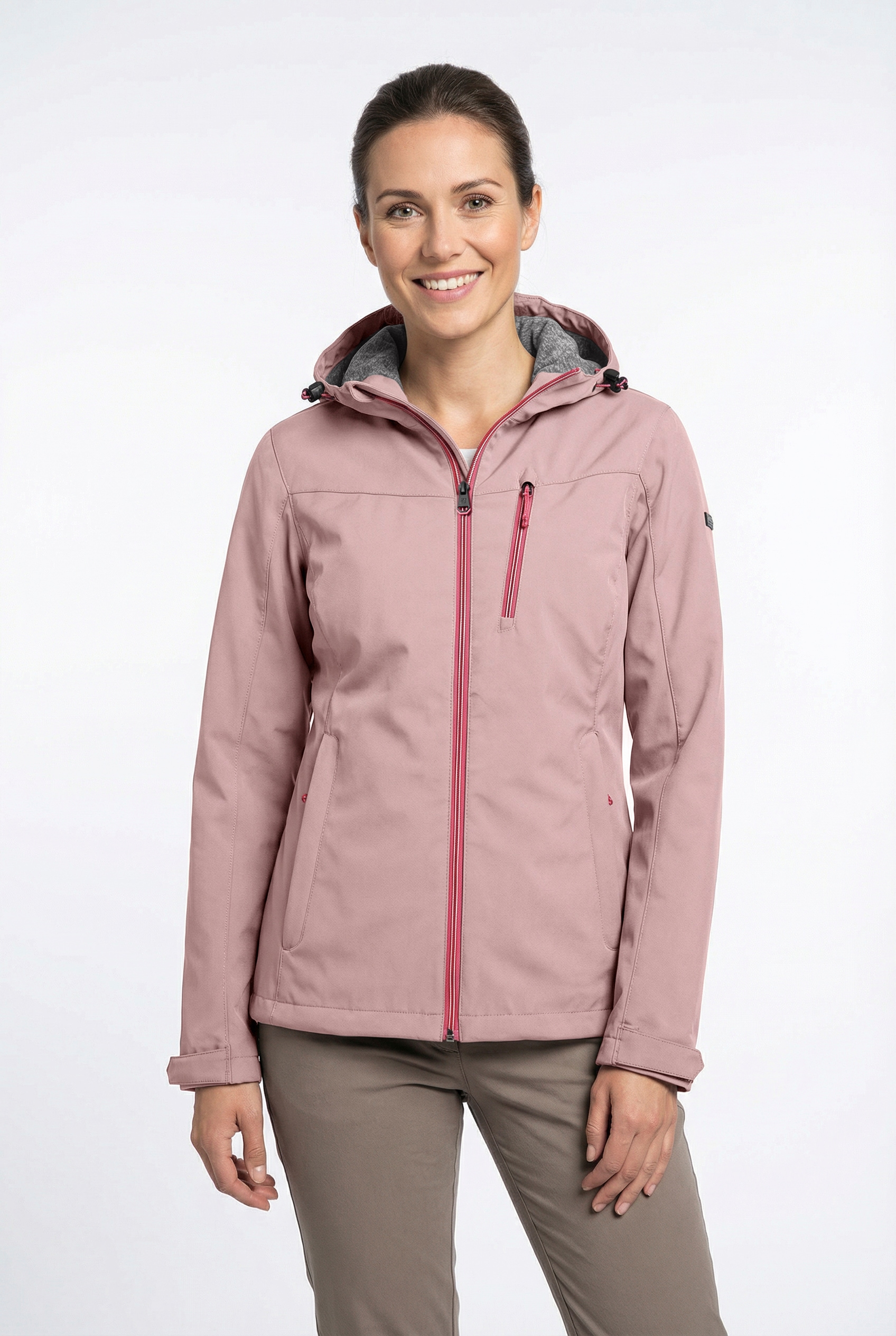 Killtec Softshelljacke »KOS 89 WMN SFTSHLL JCKT« wasserdicht, winddicht, atmungsaktiv, mit Kapuze