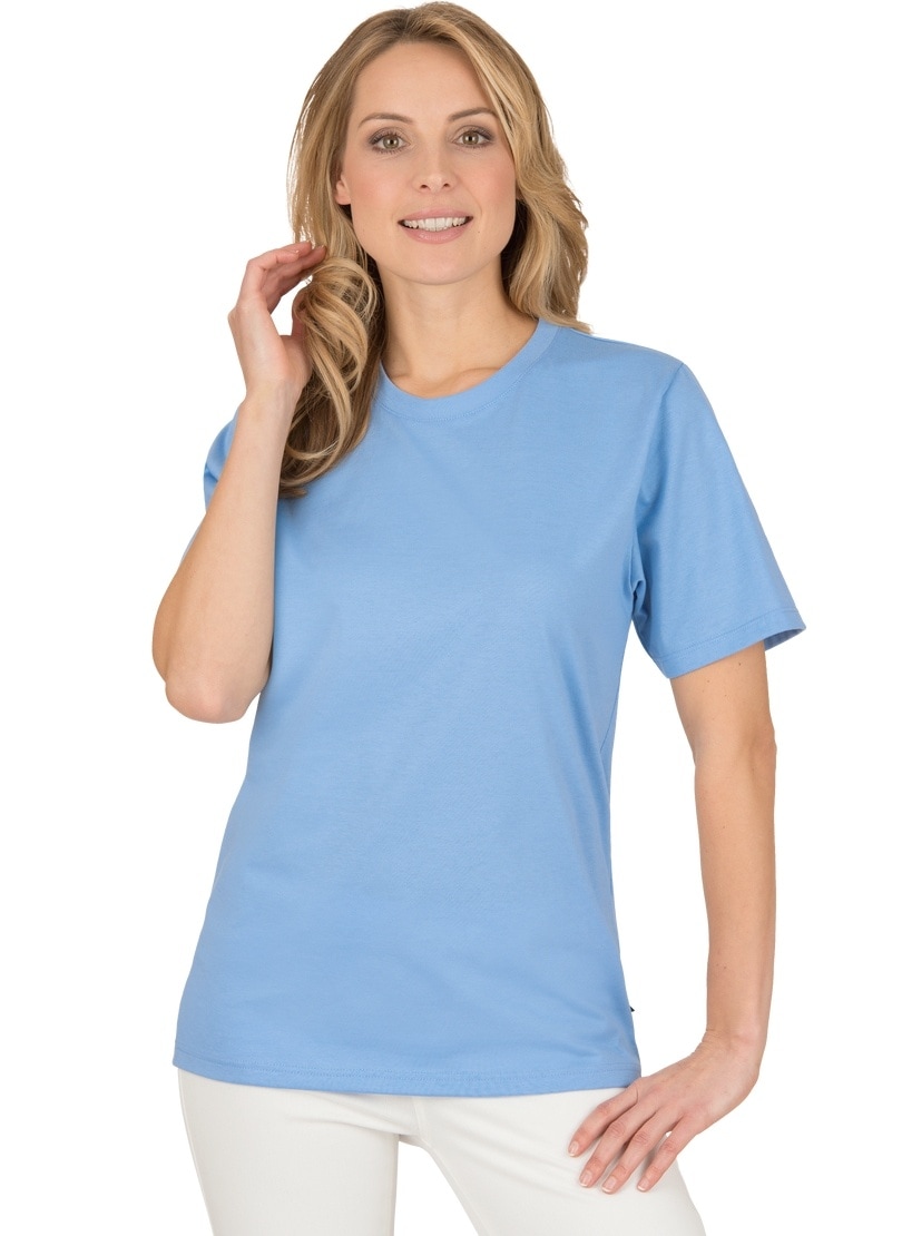 Trigema T-Shirt »TRIGEMA T-Shirt aus 100% Baumwolle«, (1 tlg.)