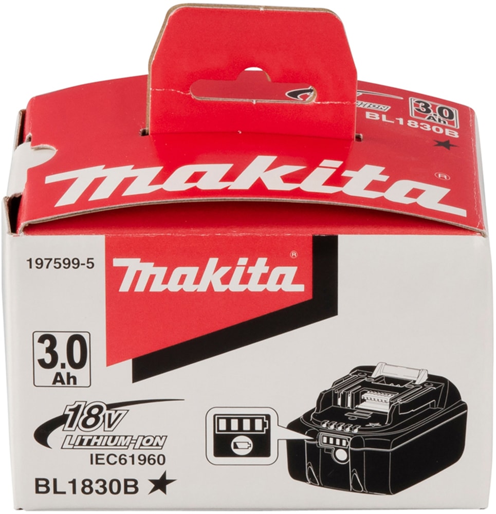 Makita Akku »BL1830B Li«, 3000 mAh, 18,0 V