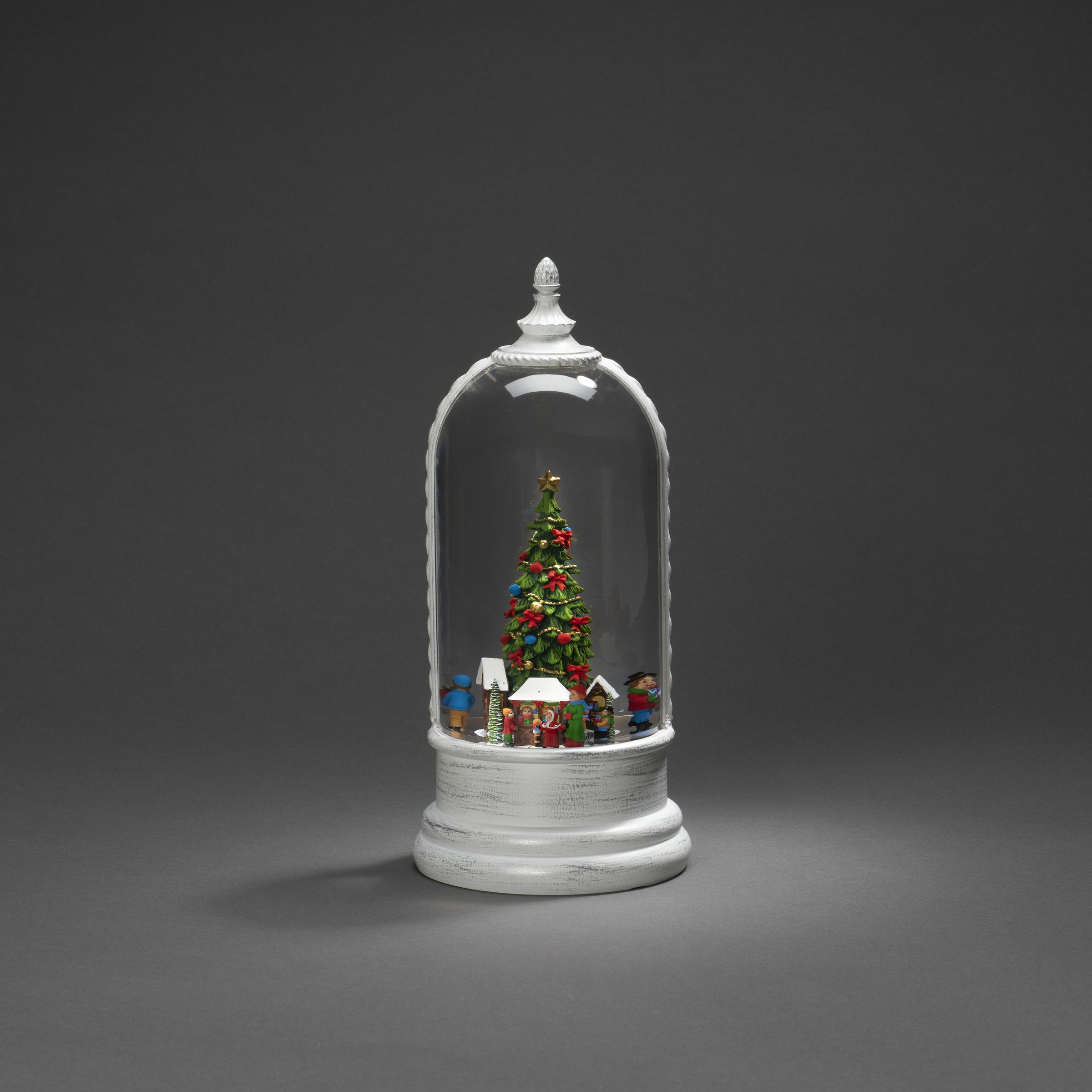 KONSTSMIDE LED Laterne »Weihnachtsdeko«, 1 flammig-flammig, LED Wasserlaterne, weiß, "Deutscher Weihnachtsmarkt"