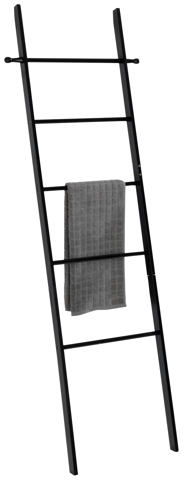 WENKO Handtuchleiter mit 3 Bambus, lackiert schwarz XXL kaufen Jahren Garantie »Loft«, | online