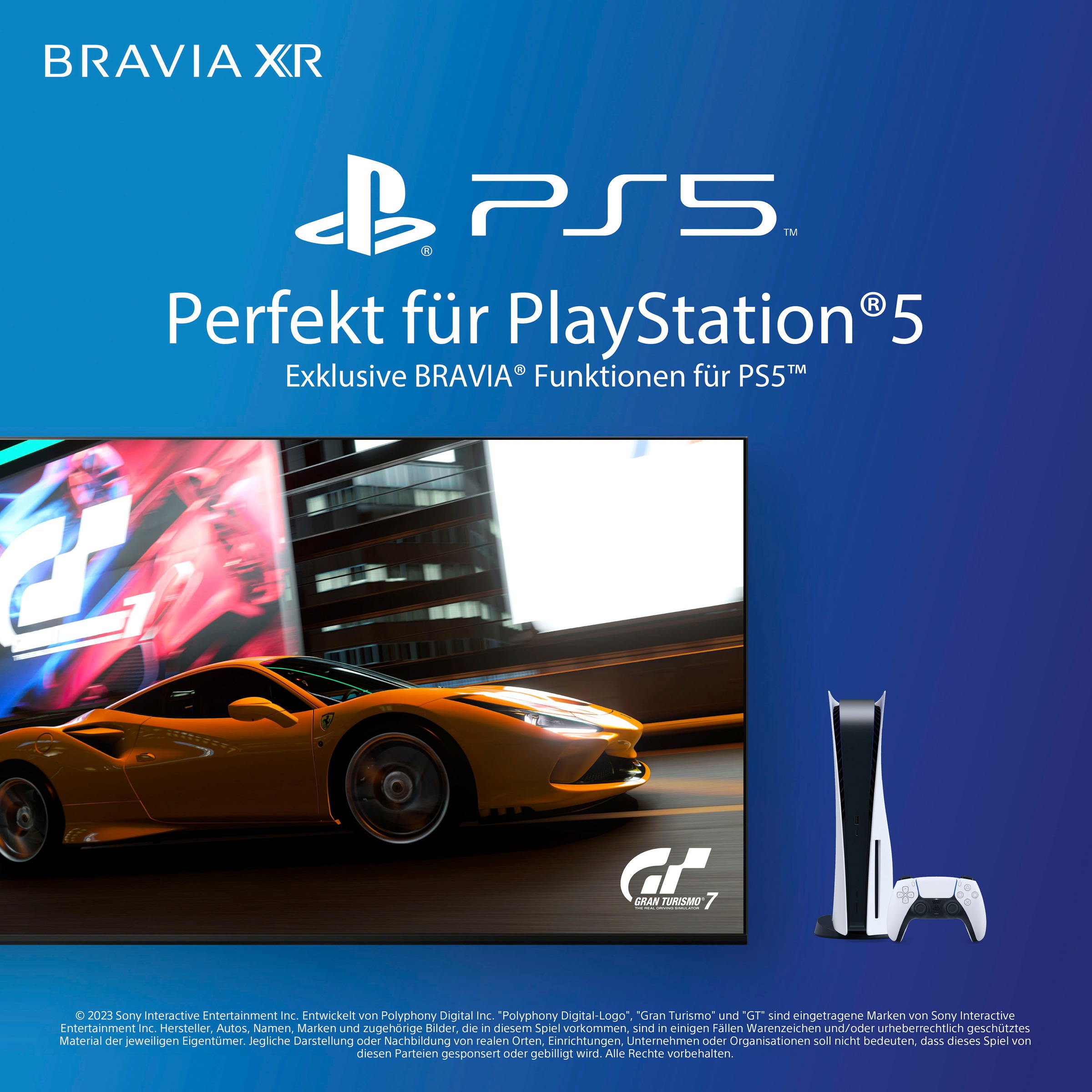 Sony LED-Fernseher »XR-55X90L«, 4K Ultra HD, Android TV-Google TV-Smart-TV, TRILUMINOS PRO, BRAVIA CORE, mit exklusiven PS5-Features