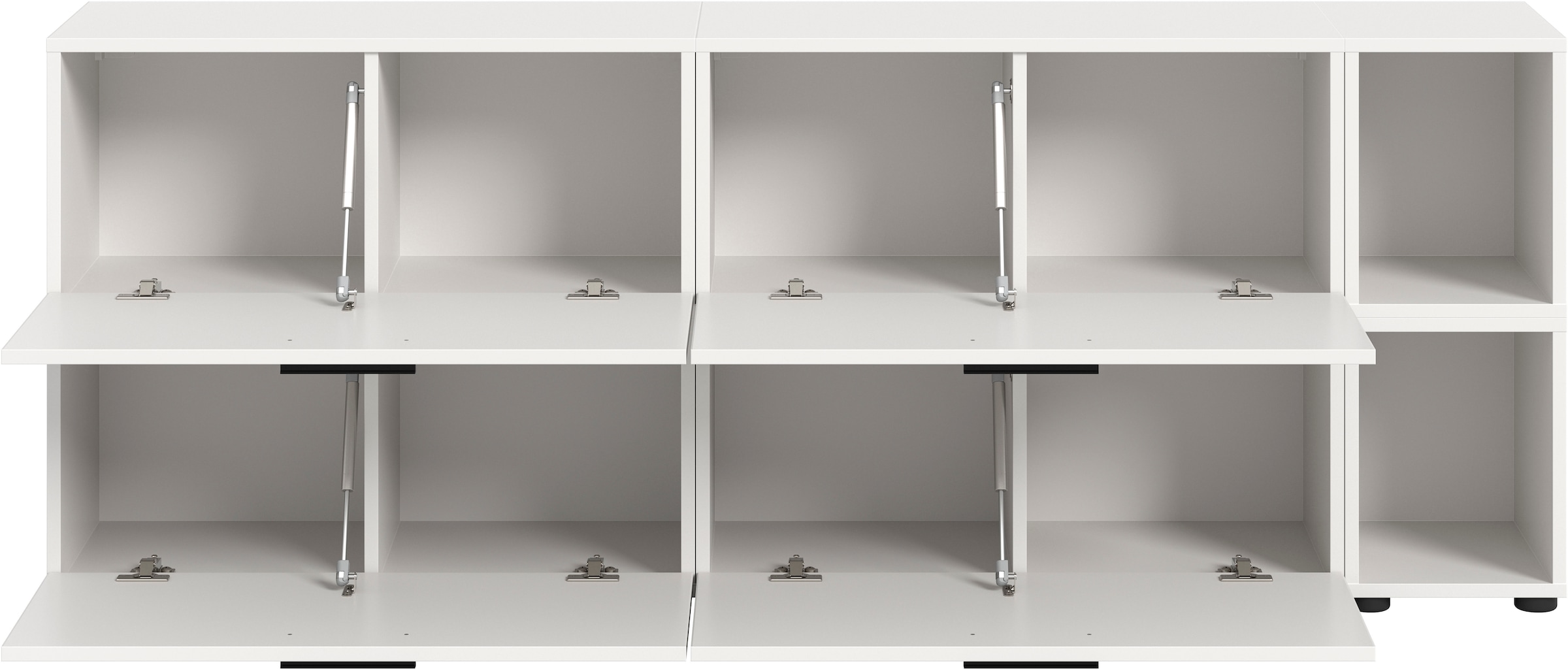 Home affaire Schrank-Set »ENESTE, 6-teilig, in verschiedenen Farben, individuell kombinierbar« verschiedenste Kombinationmöglichkeiten, stehend oder hängend, 2 Stk. tlg.