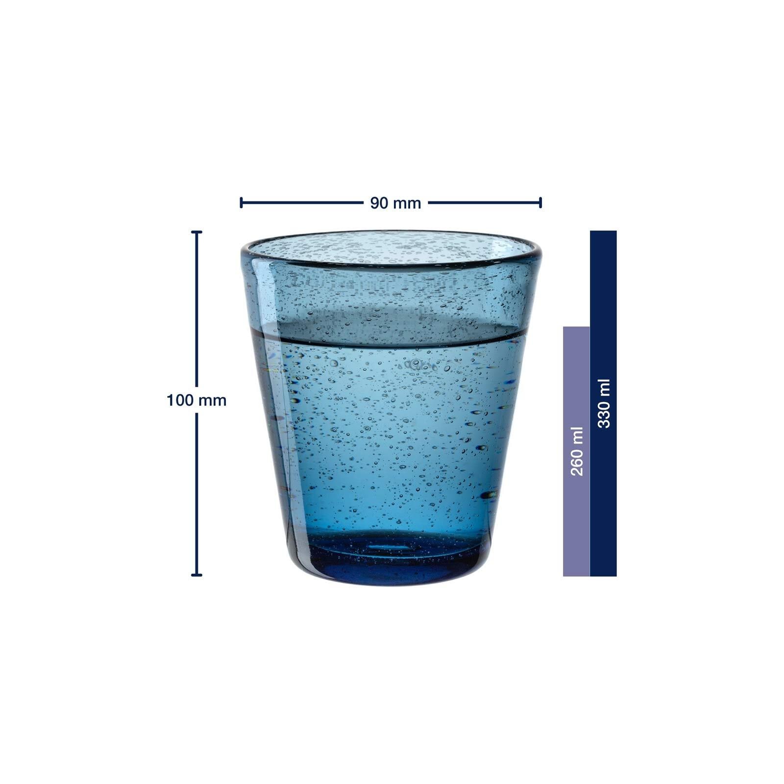 LEONARDO Glas »Trinkglas-Set 4-teilig BURANO 330 ml bunt«