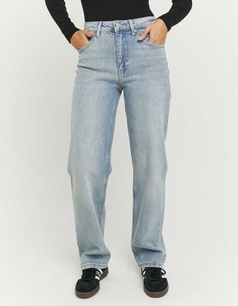 Tally Weijl High-waist-Jeans »SPADEPEPPER« Baumwollmischung, High-Waist mit geradem Beinverlauf