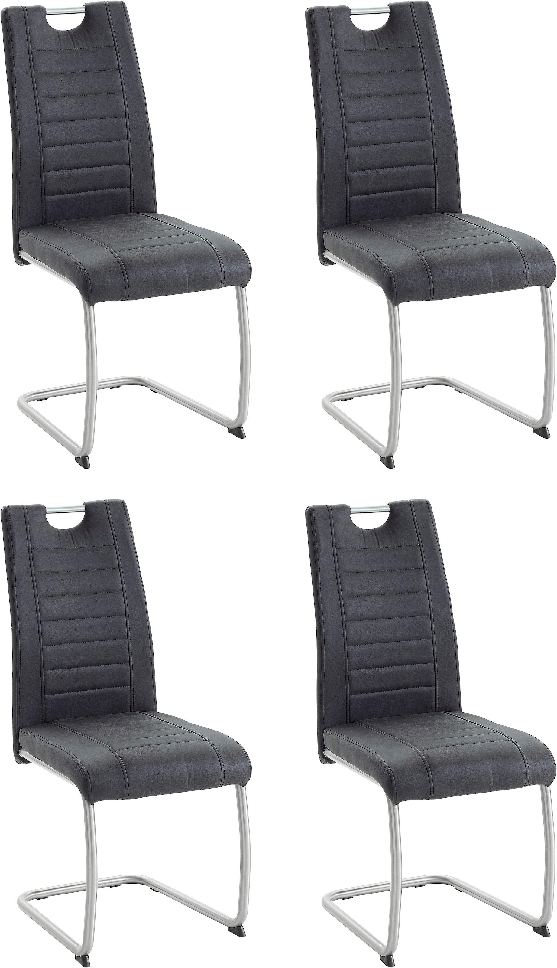 HELA Esszimmerstuhl »Ulla«, (Set), 4 St., Microfaser, Schwingstuhl, 2 oder 4 Stück
