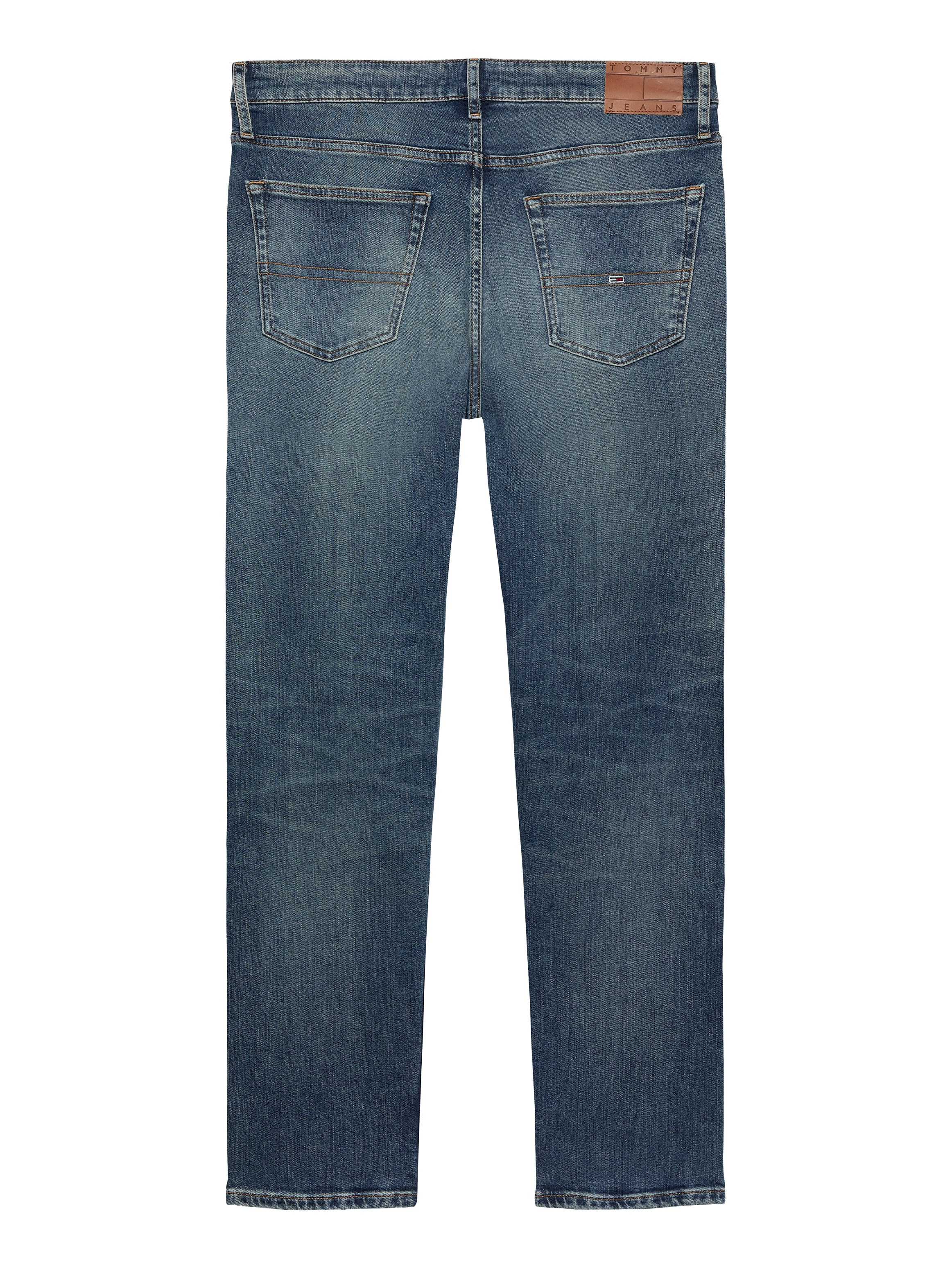 Tommy Jeans Slim-fit-Jeans »Ryan Regular Slim Straight«, Slim‑Straight‑Jeans aus hochwertigem Denim regulärer Leibhöhe