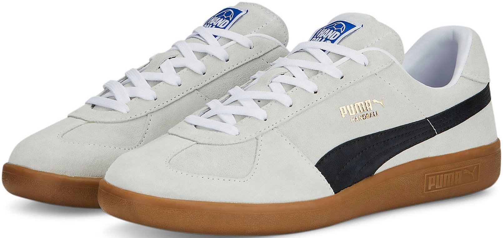 PUMA Sneaker »HANDBALL«  mit sportlichem Stil, mit Overlay im Zehenbereich, aus Veloursleder