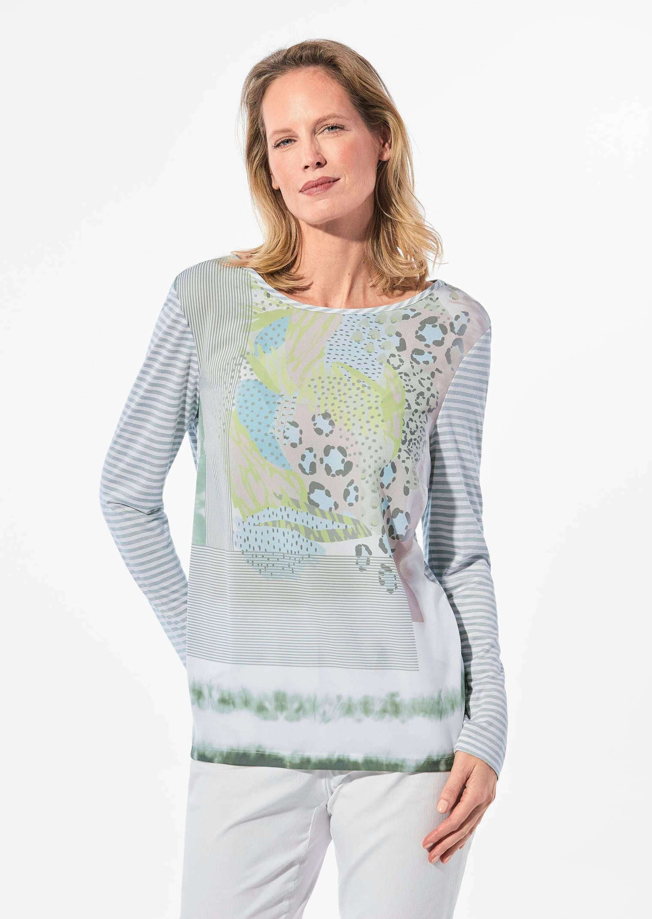 GOLDNER Print-Shirt »Blusenshirt mit Mustermix«