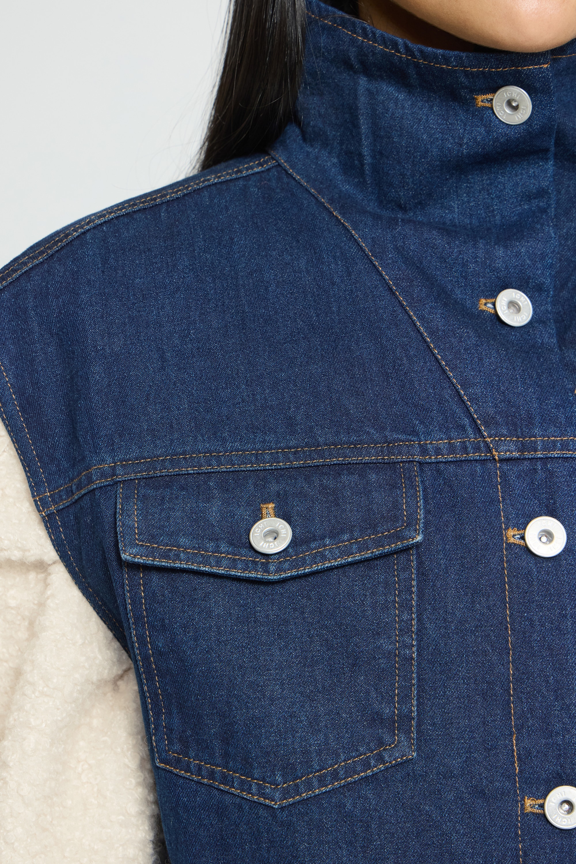 Ichi Jeansjacke »Damen Jeansjacke IHHIRAMO«