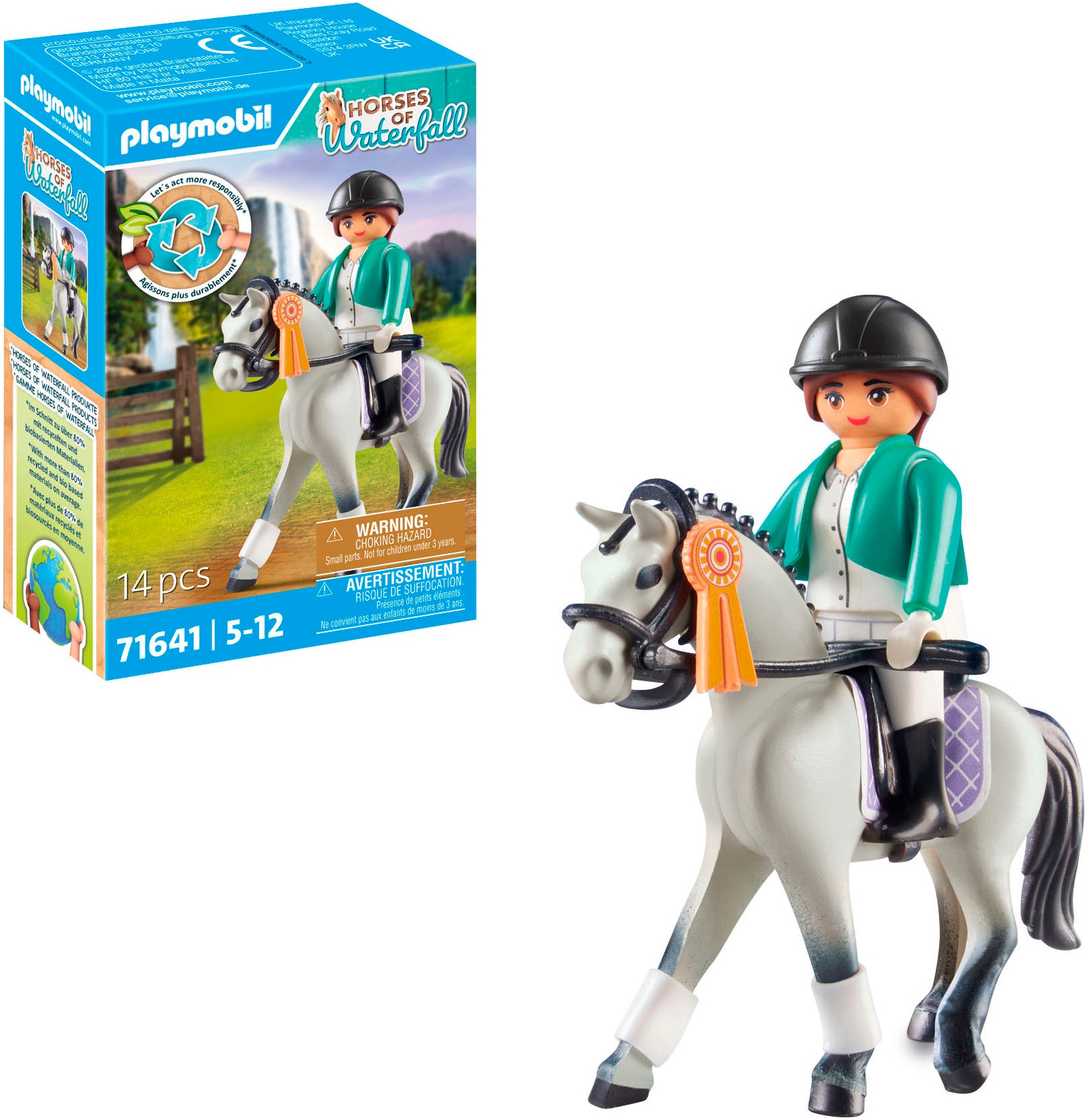 Playmobil® Konstruktions-Spielset »Turnierreiterin (71641), Horses of Waterfall« Made in Europe