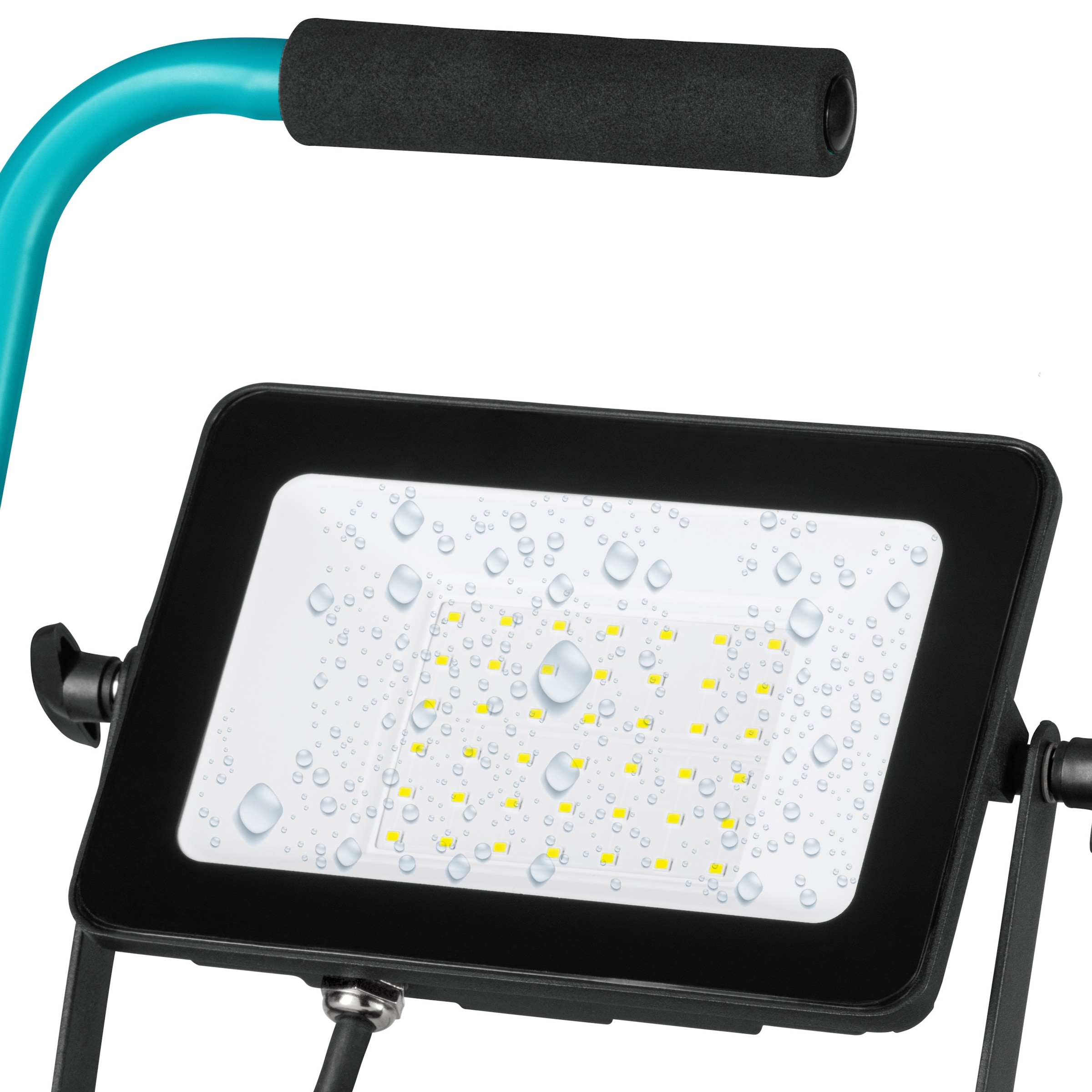 EGLO Deckenstrahler »AVELAR Strahler - Alu, Kunststoff - LED - 30W - IP65« LED-Modul 1 Stk. Neutralweiß LED Baustrahler, Arbeitsleuchte, Arbeitsscheinwerfer, L27xB21xH31,5 cm