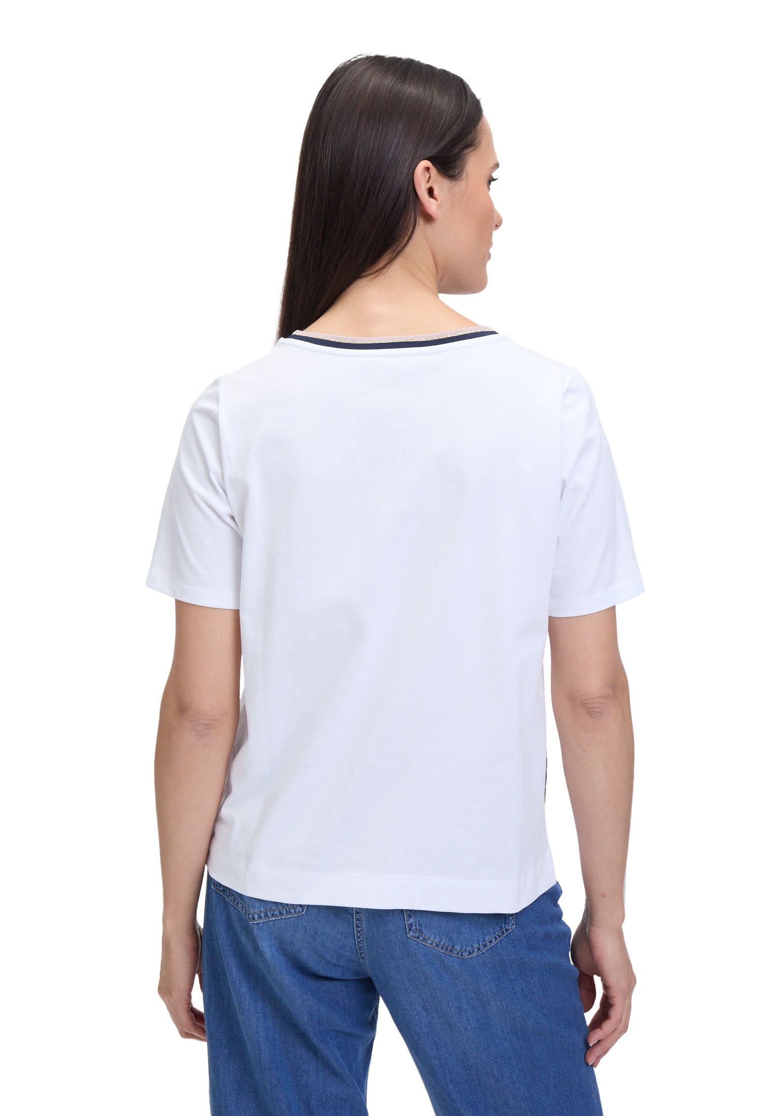 Betty Barclay T-Shirt »Basic Shirt mit Rippbündchen«