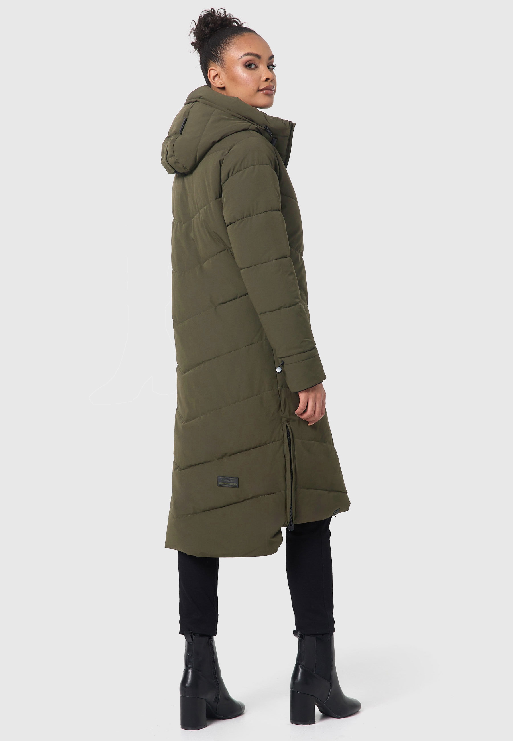 Marikoo Winterjacke »Marikoo Benikoo Damen lange Winterjacke B949«
