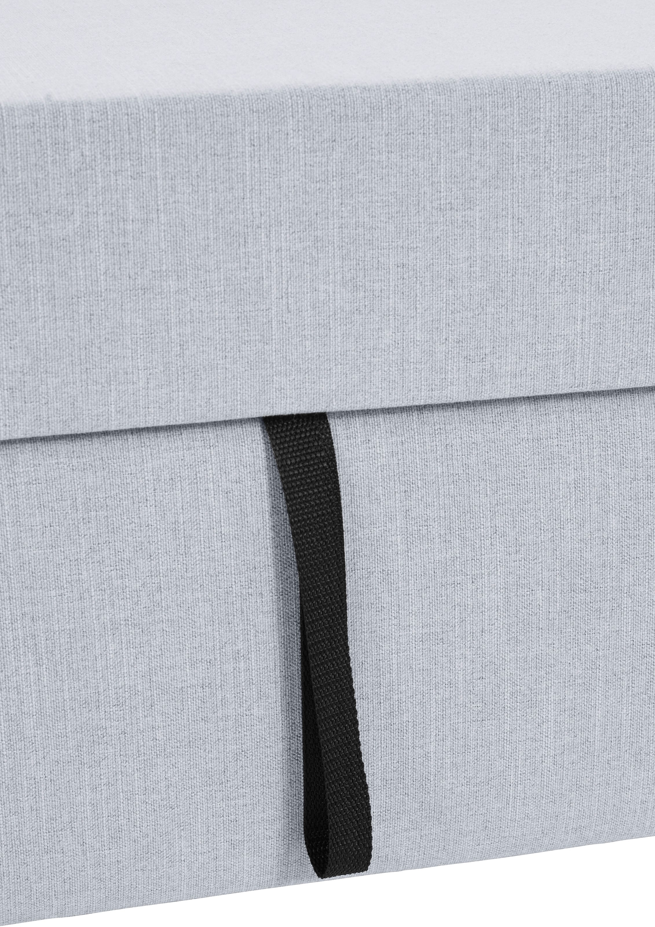 OTTO products Wohnlandschaft »Grazzo, aktuelle Steppung im Sitz, viel Platz, zeitlos, U-Form«, hochwertige Stoffe aus recyceltem Material, Steppung im Sitzbereich