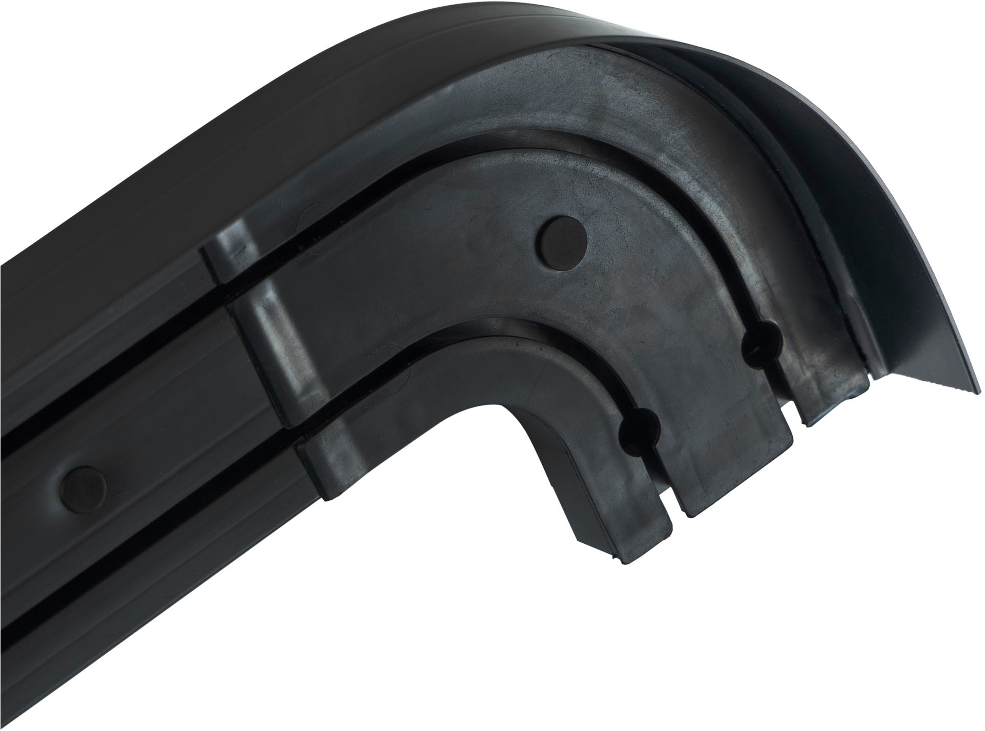 SN DECO GROUP Gardinenschiene »SH2«, 2 läufig-läufig, Fixmaß, mit Blende 5 cm