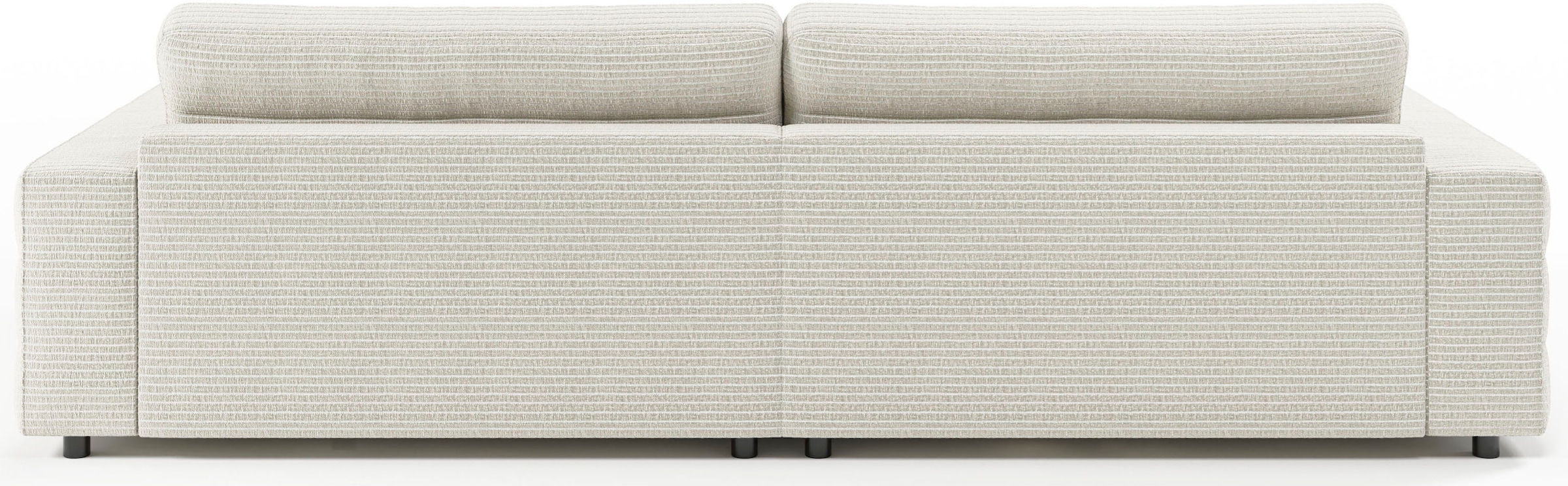 3C Candy Big-Sofa »Stripes Megasofa, tolle Verarbeitungsdetails, bequem, Breite 296cm«, Lose Rückenkissen, mit feiner Quersteppung