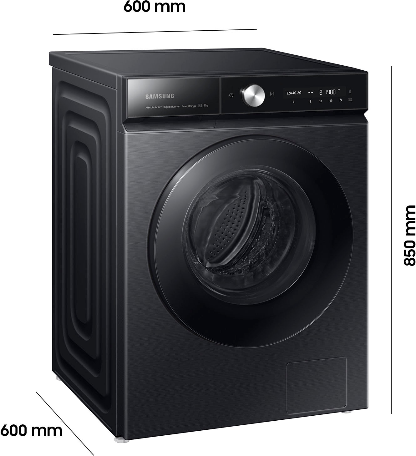 Samsung Waschmaschine »WW11BB944AGB«, 11 kg, 1400 U/min