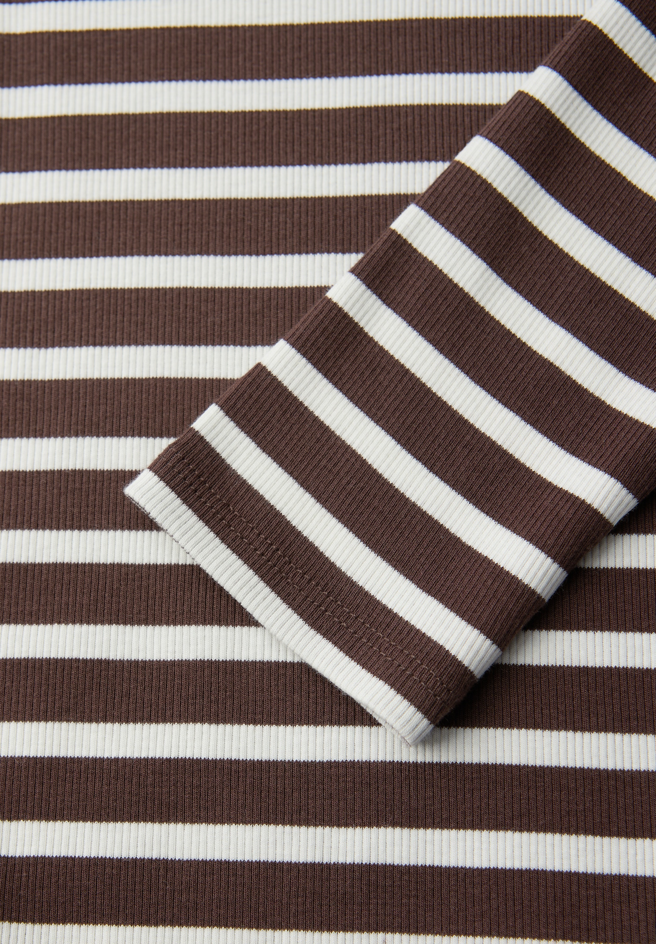 STREET ONE Langarmshirt in Streifen-Optik und mit Turtleneck