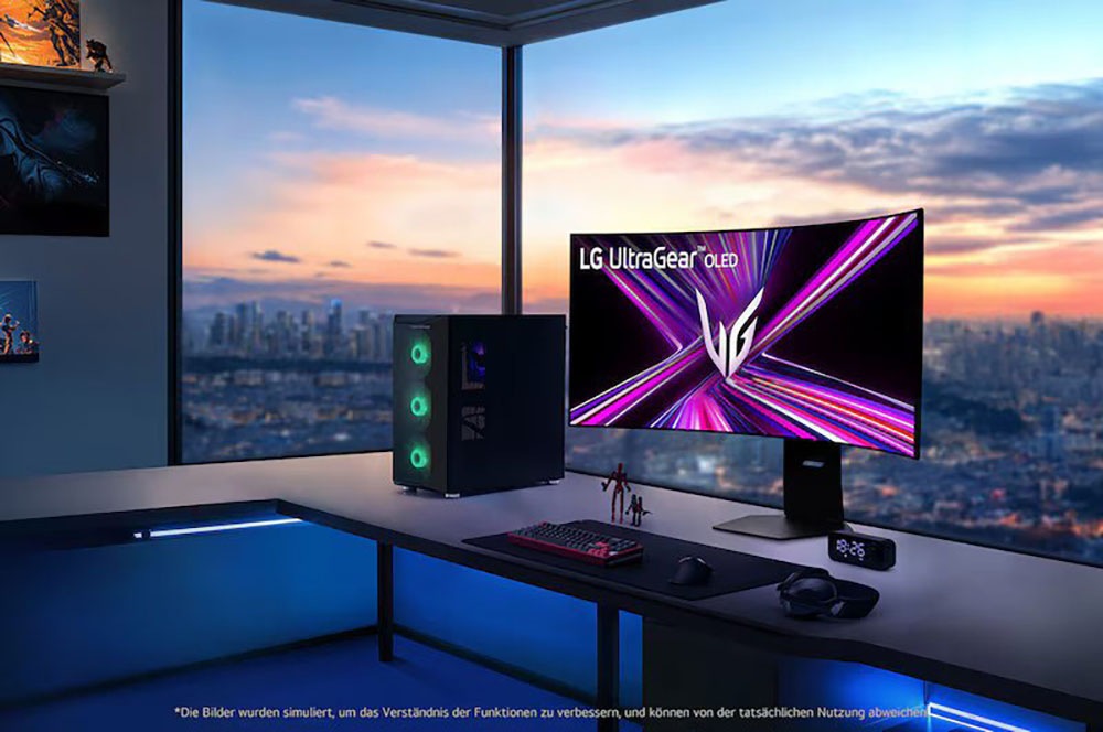 LG Curved-Gaming-OLED-Monitor »39GX900A« 99 cm/39 ″  3440 x 1440 px WQHD 0,03 Reaktionszeit 240 Hz