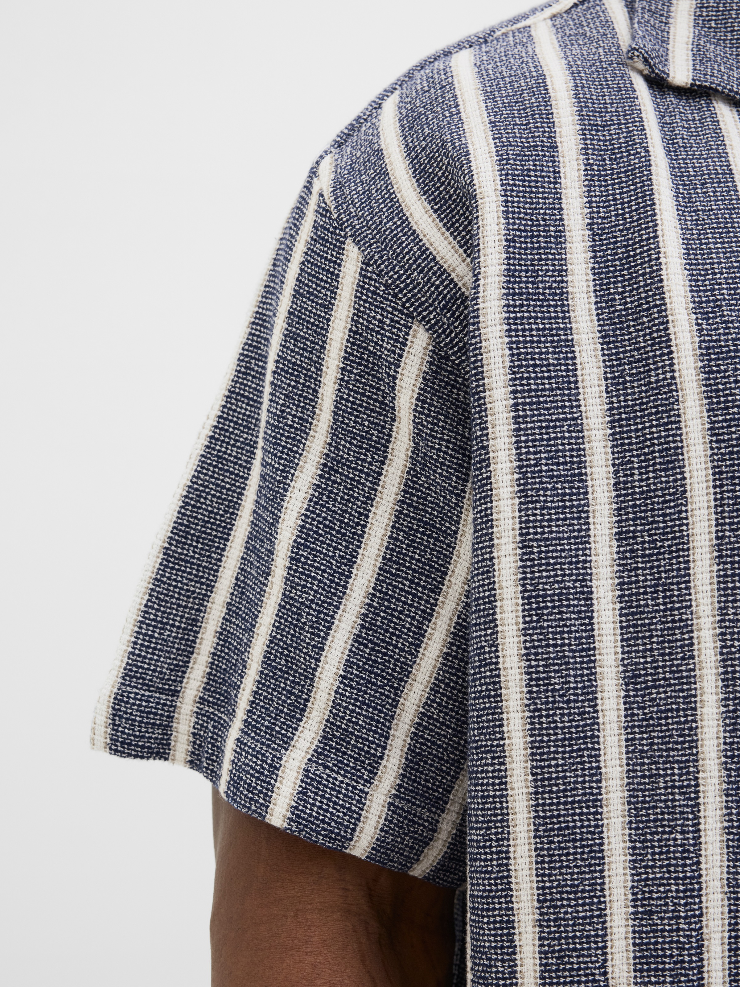 Jack & Jones PlusSize Kurzarmhemd »JORCOBA STRIPE RESORT SHIRT SS SN PLS«