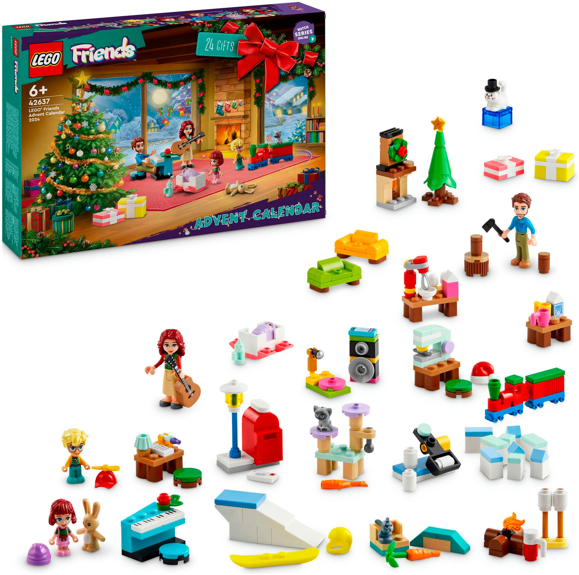 Spielzeug-Adventskalender »Spielbausteine, LEGO Friends 2024 (42637), LEGO® Friends«,...