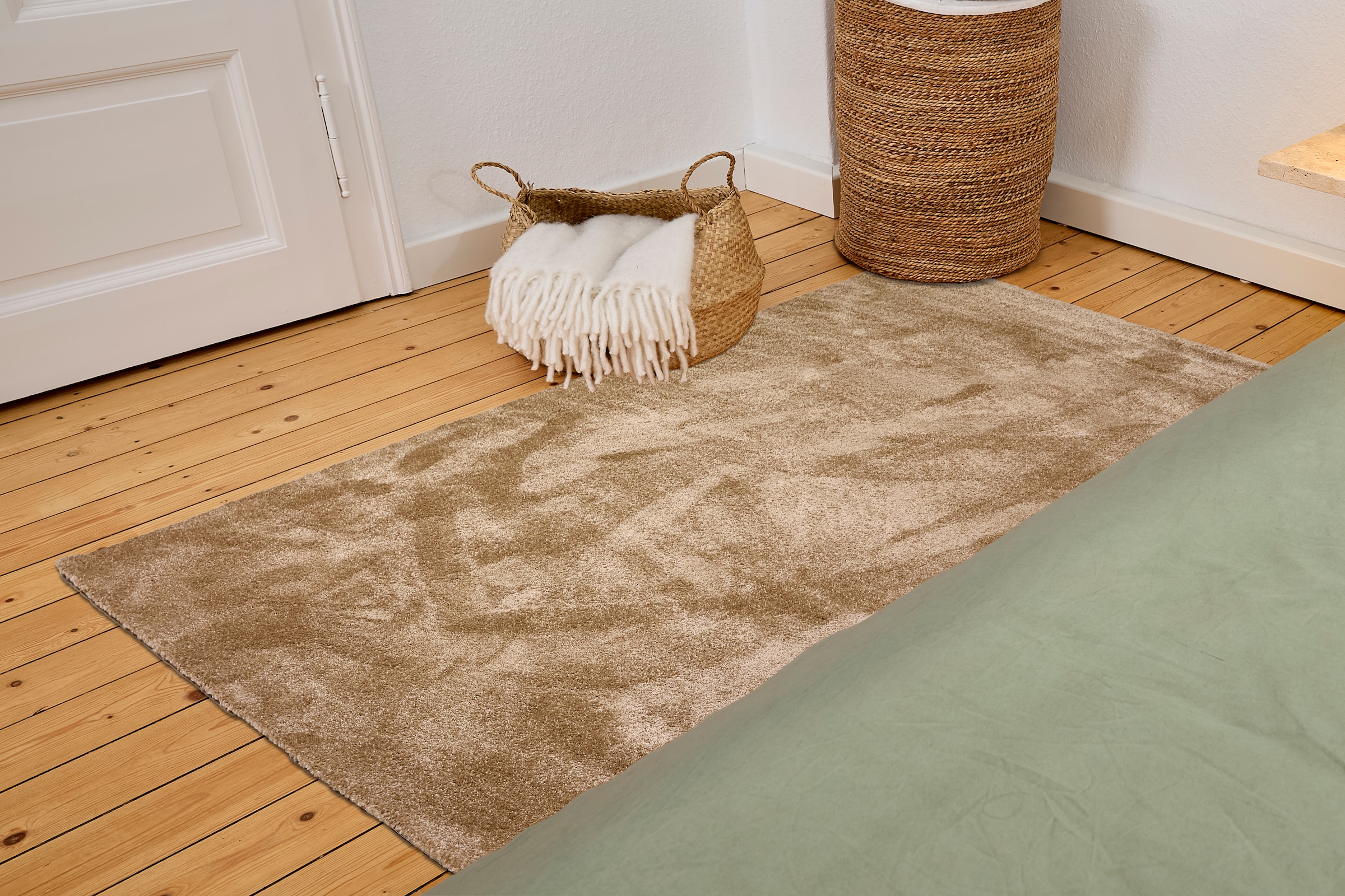 ASTRA Teppich »Sam 250« rechteckig 8 mm Höhe weicher Kurzflor, Wohnzimmer, Schlafzimmer