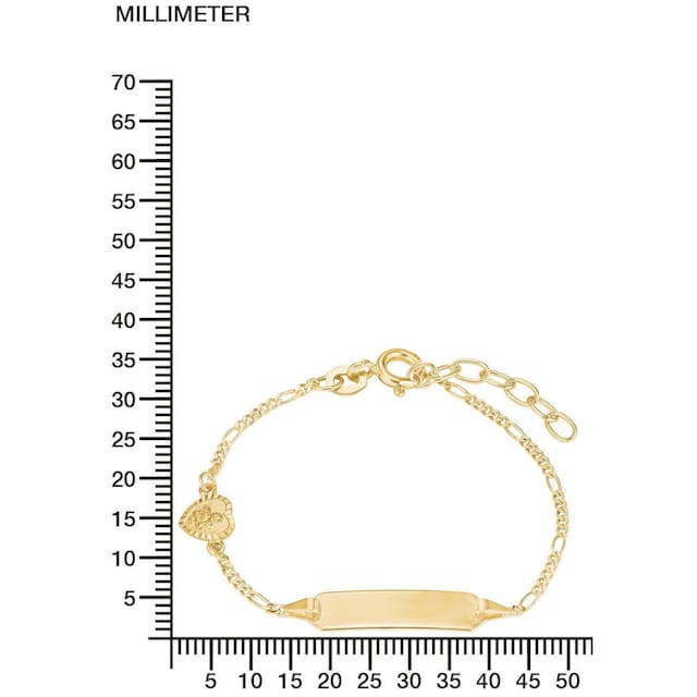 Amor Goldarmband »Herz, Schutzengel, 2014329«, Made in Germany auf Rechnung  kaufen | Goldarmbänder