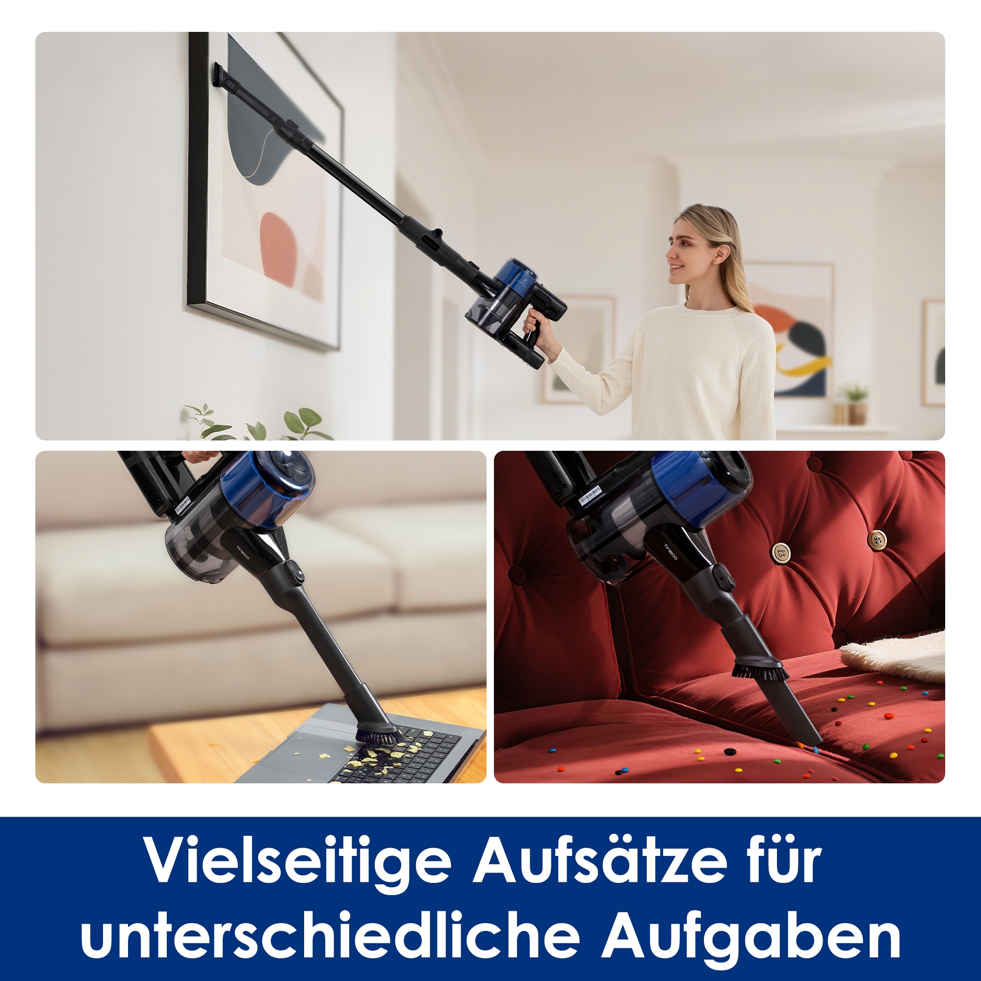 Tineco Akku-Stielstaubsauger »Pure One S30 Pro« 200W Saugleistung, Faltbares Saugrohr, starke Akku-Leistung