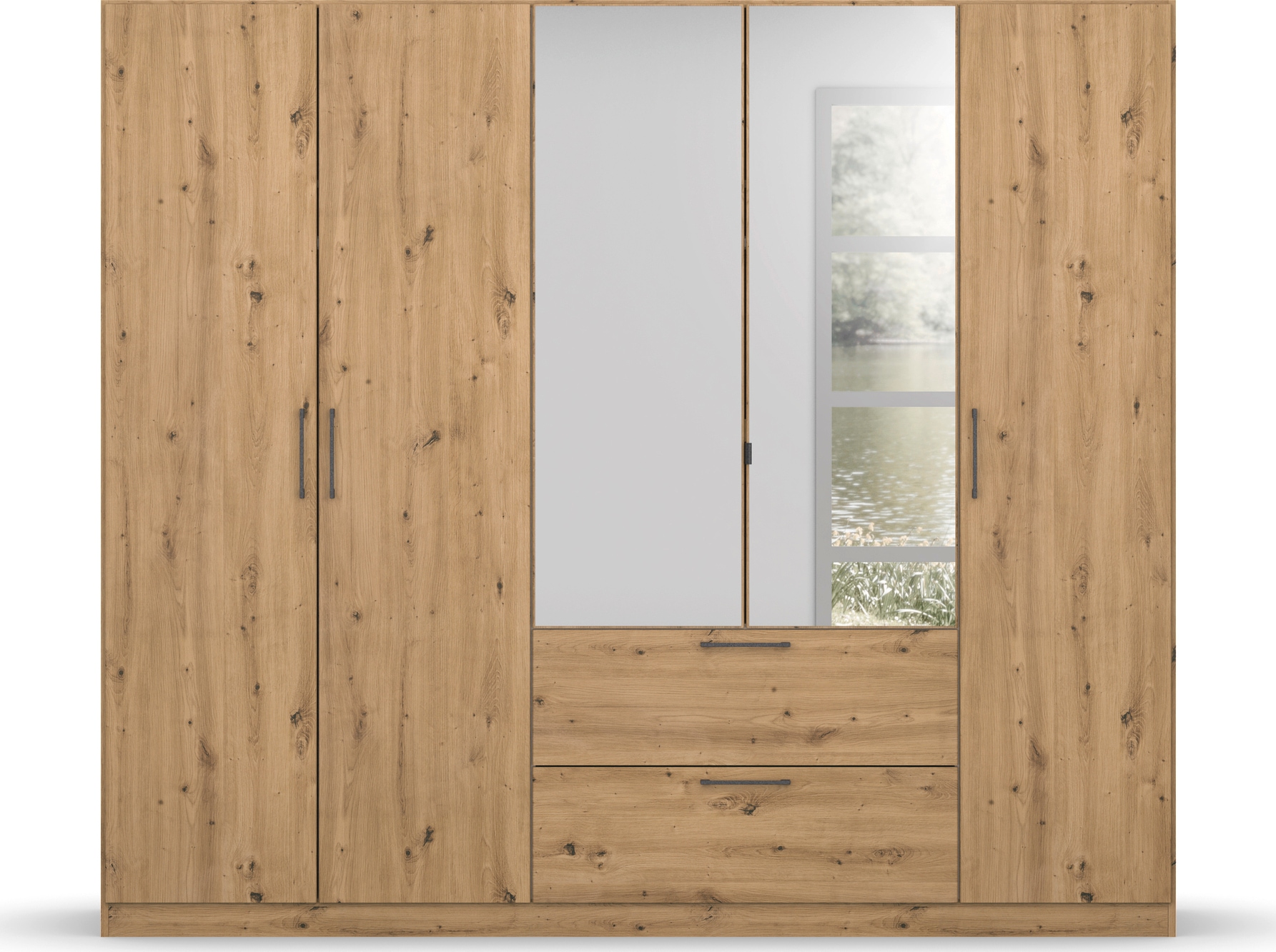 INOSIGN BY RAUCH Schlafzimmer-Set »Komplettschlafzimmer Schlafzimmer Challenger (Set 4-teilig)«, Schrank 2 Breiten, Bett 3 Breiten, 2 Nachttische MADE IN GERMANY
