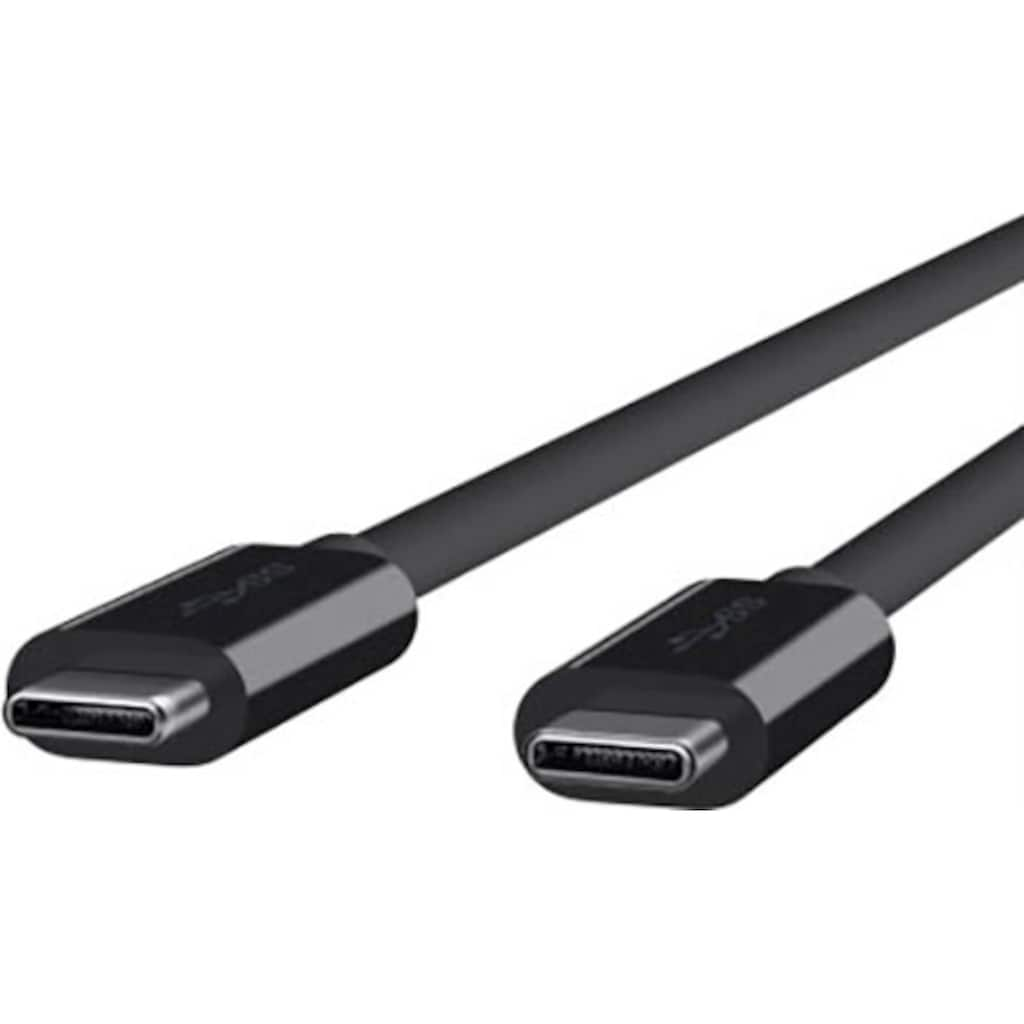 Belkin USB-Kabel »USB-C/USB-C Monitorkabel 4K, 5 Gbit/s 100W, 2m«, USB-C, USB-C, 200 cm