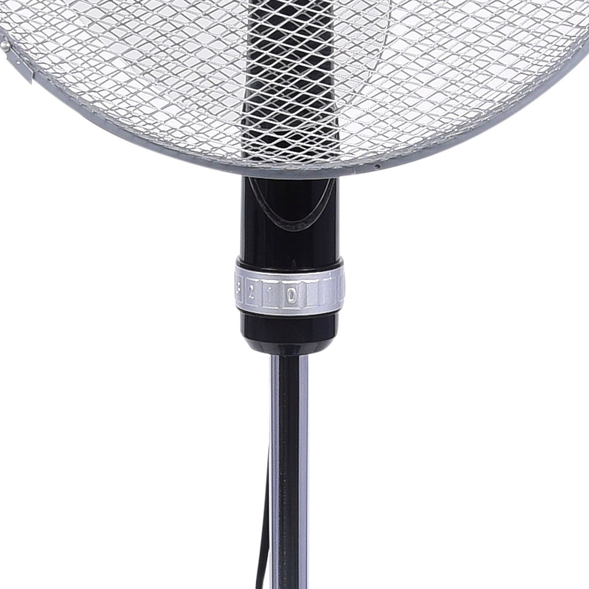 Sonnenkönig Standventilator »Black 16, Leistung 50W, schwenkbar, laufruhig, höhenverstellbar,«, hohe Effizienz, modernes Design, 3 Geschwindigkeiten