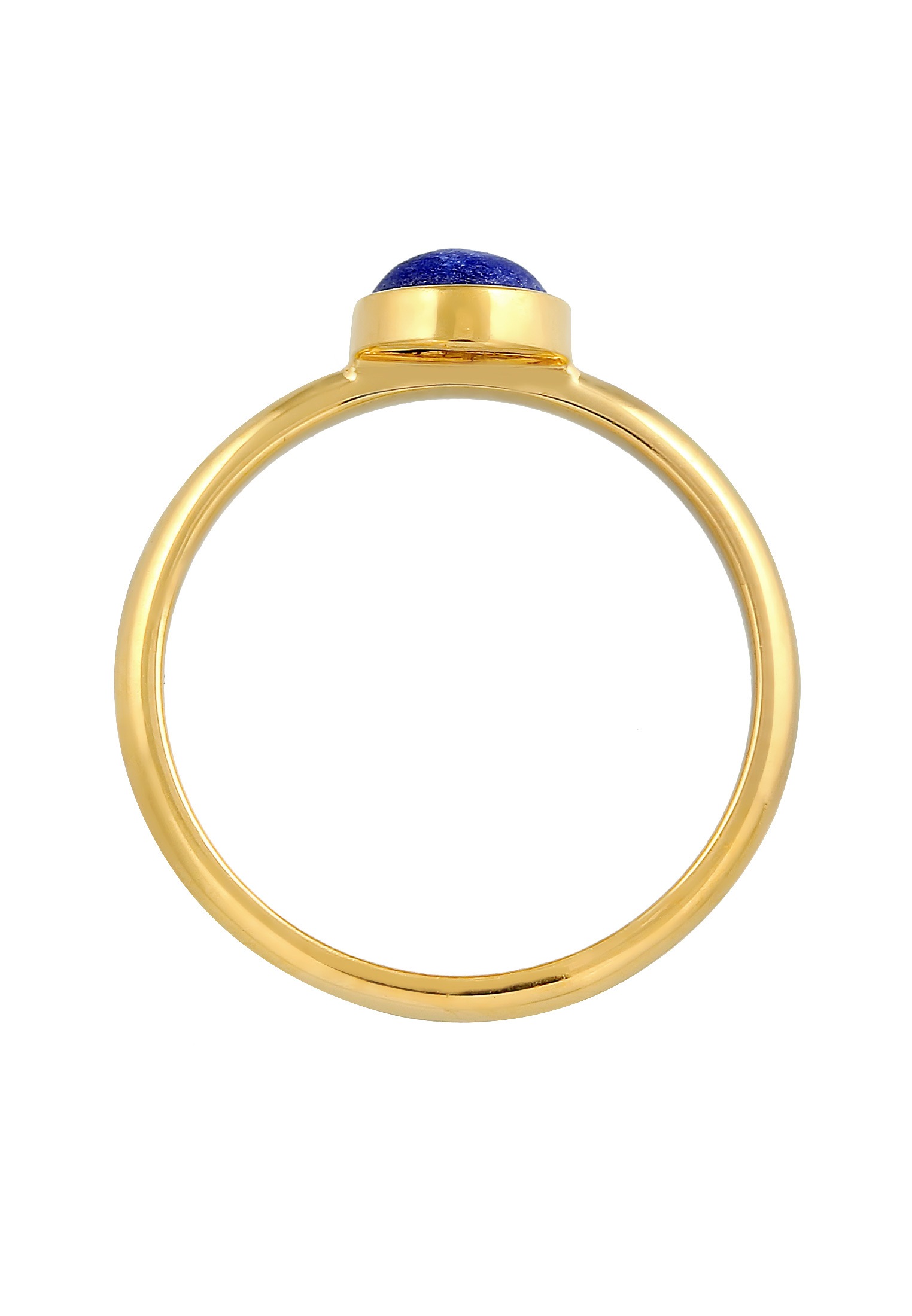 Elli Premium Silberring »Ring Lapis Lazuli Edelstein Solitär 925 Silber«