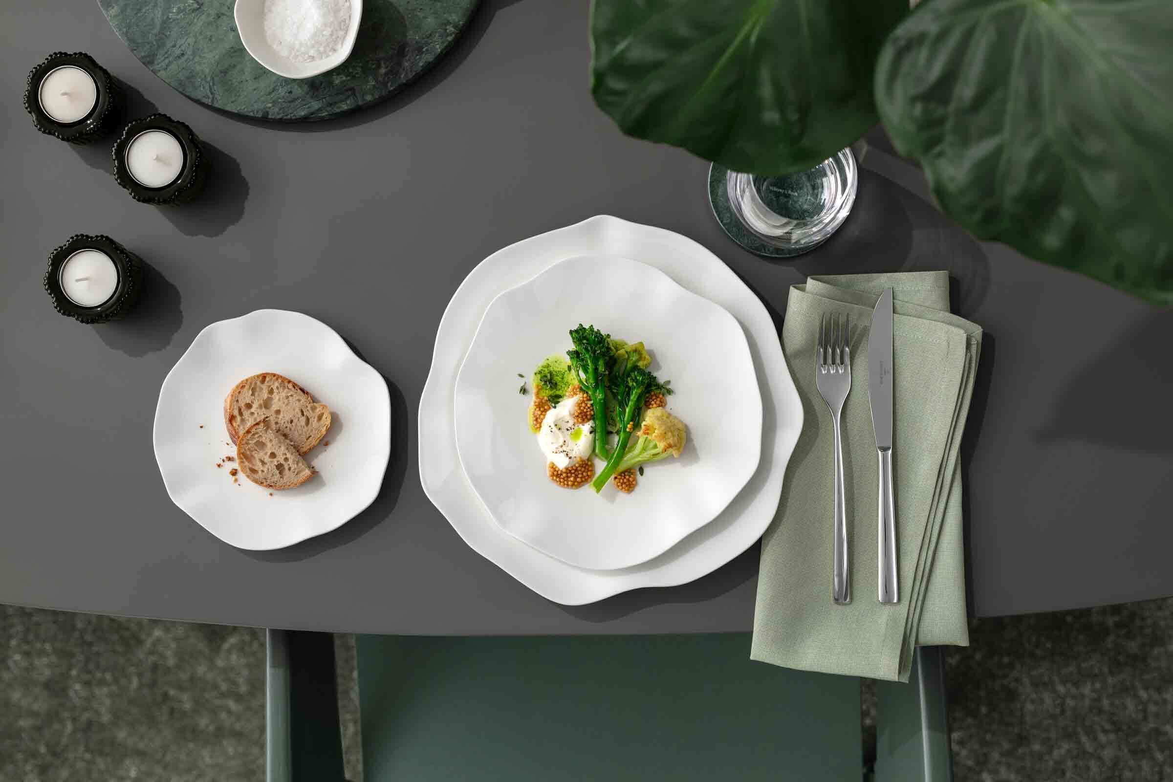 Villeroy & Boch Geschirr-Set »Einsteiger-Set Pura 8er Set weiß« Spülmaschinenfest, Mikrowellensicher